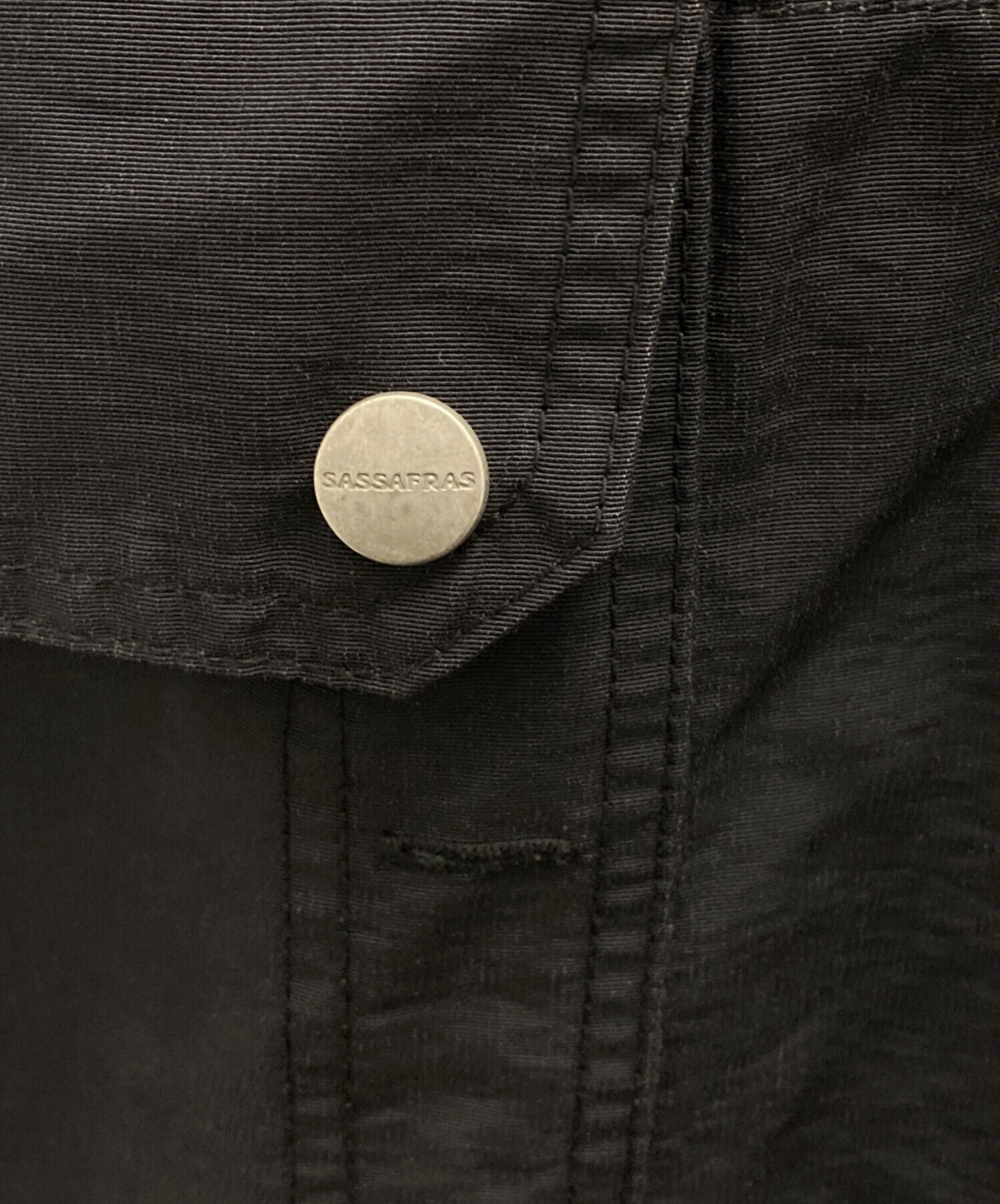 中古・古着通販】SASSAFRAS (ササフラス) ナイロンジャケット ブラック