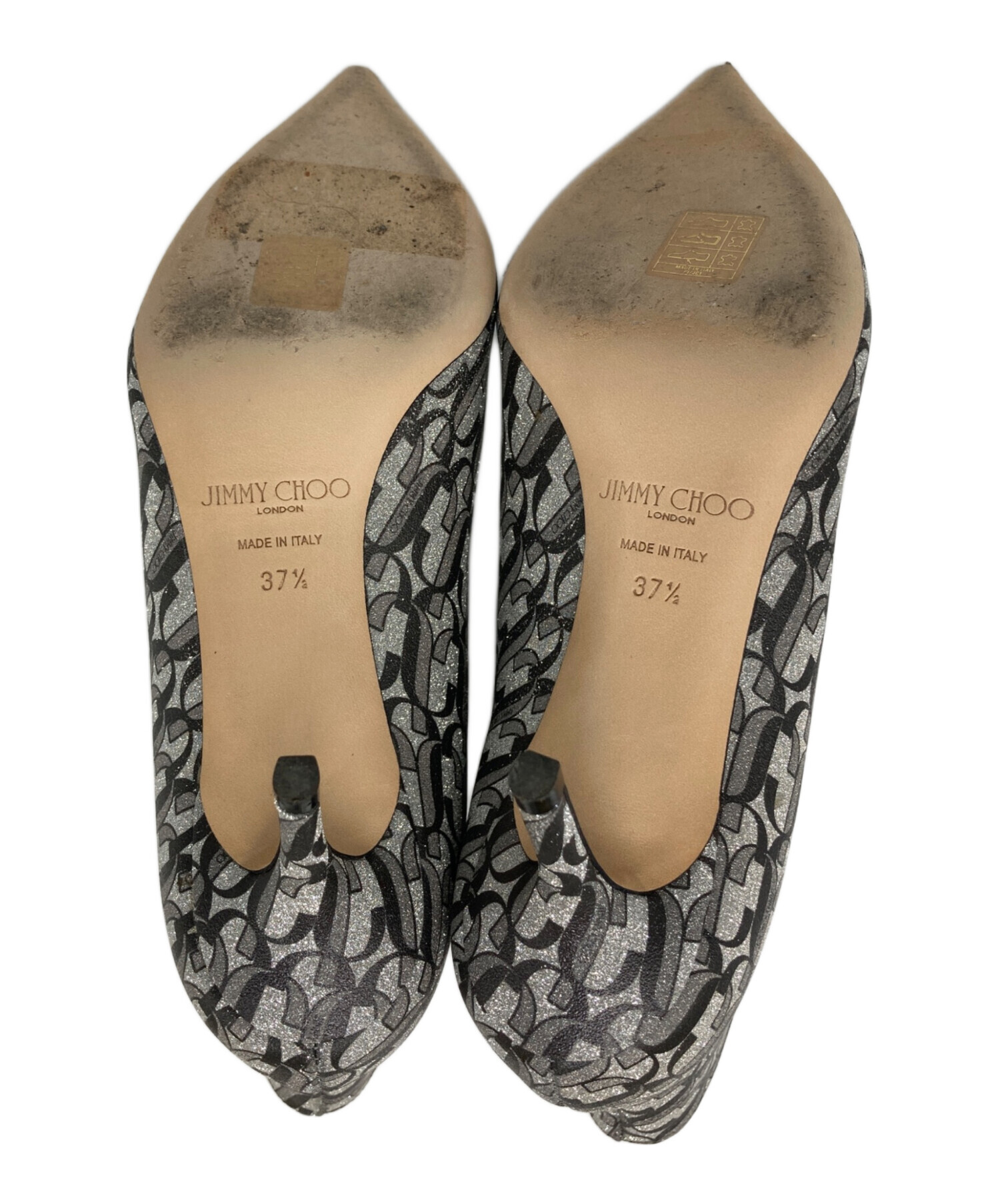 中古・古着通販】JIMMY CHOO (ジミーチュウ) MARINDA 65 グレー サイズ