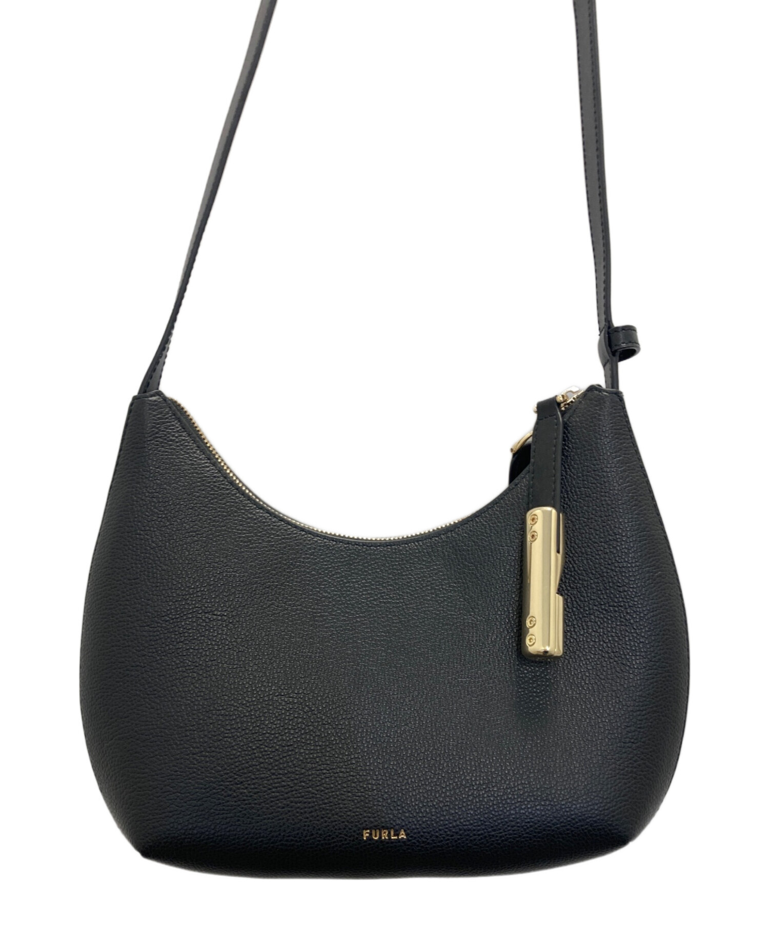 中古・古着通販】FURLA (フルラ) GOCCIA S ショルダーバッグ ブラック 