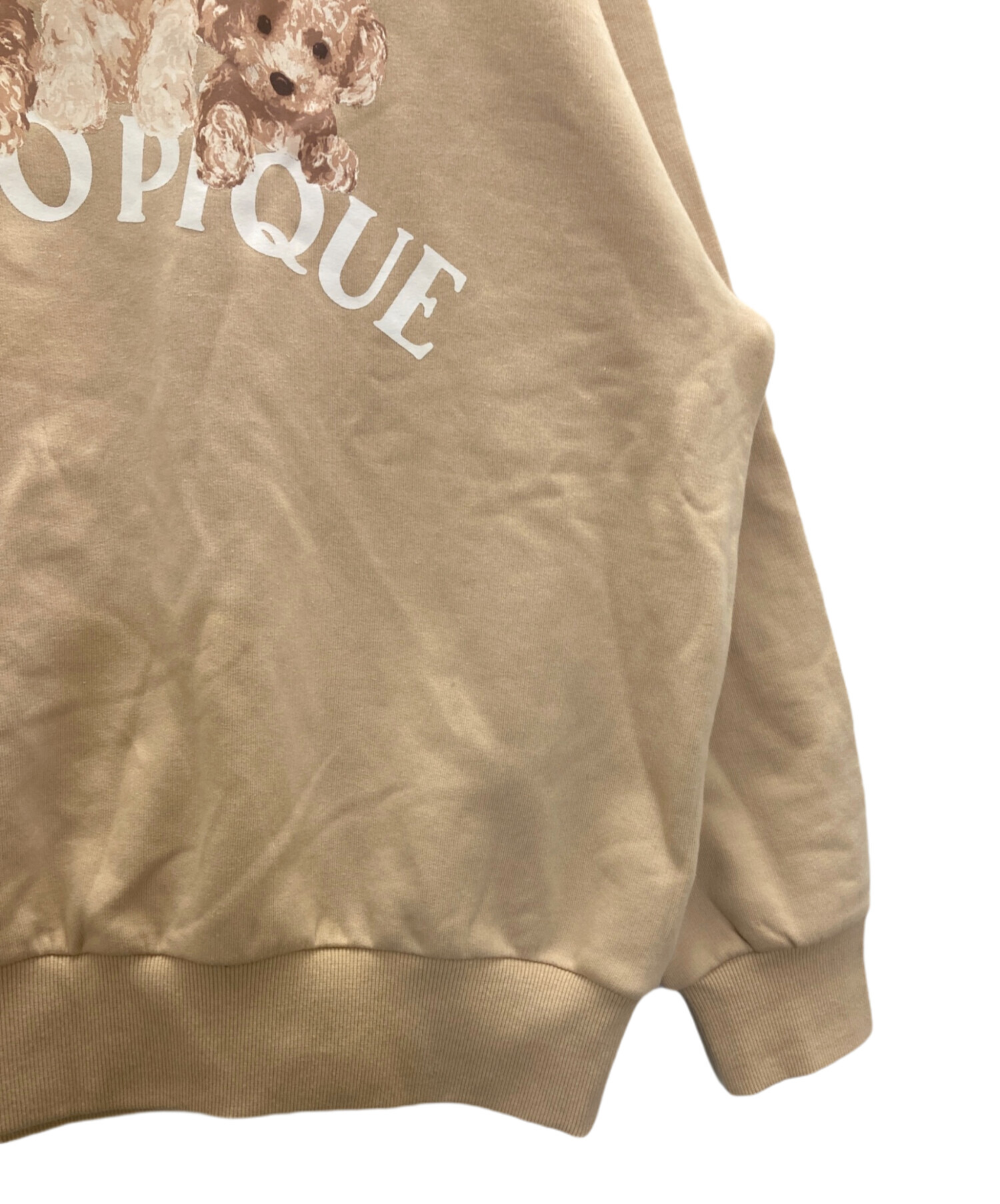 【未使用】GELATOPIQUEトイプードルスウェット 中古・古着通販】gelato pique (ジェラートピケ) トイプードル裏毛プル