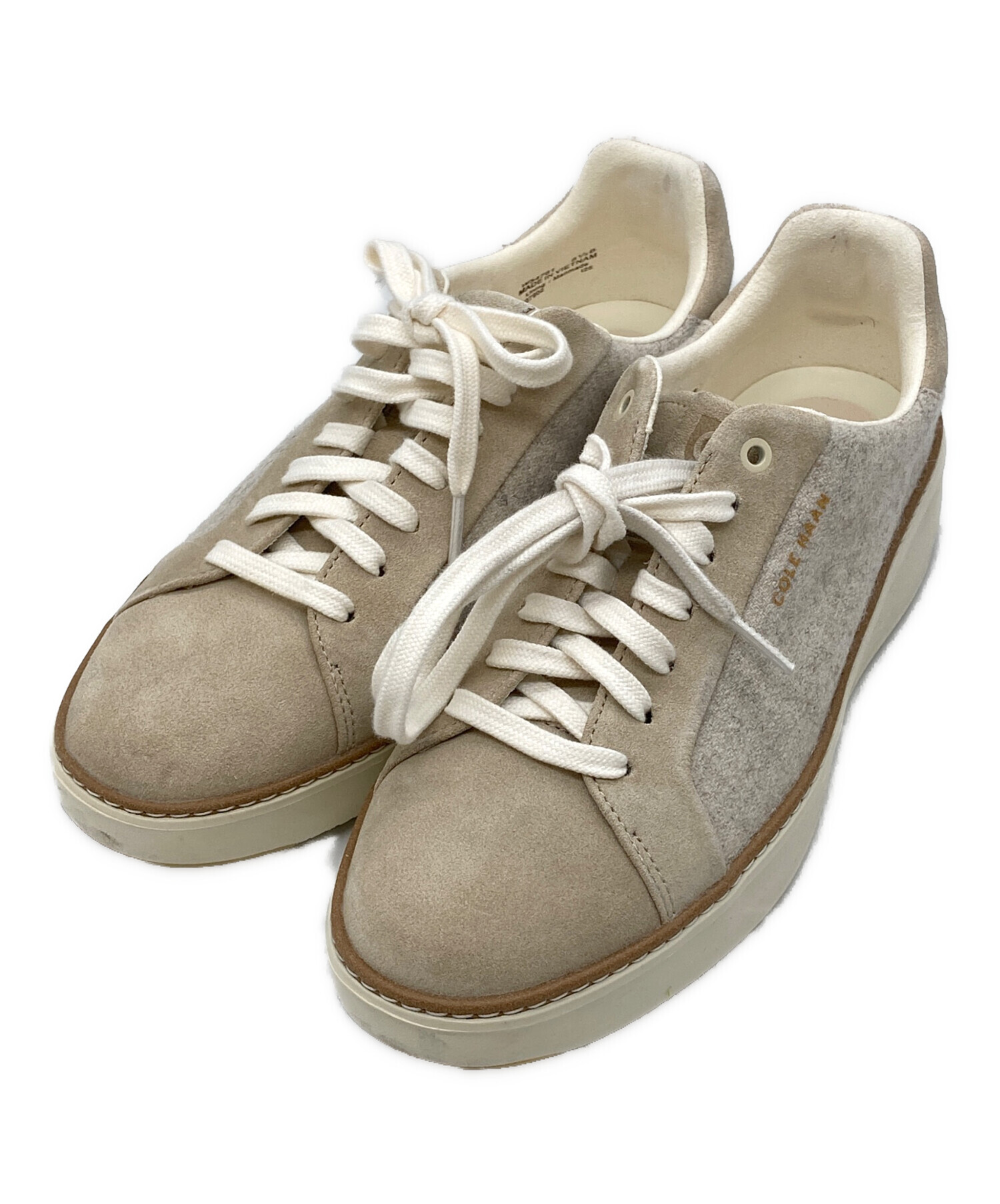 312＊アンティークゴールド グレージュ パール 大人女子 ヴィンテージ 中古・古着通販】COLE HAAN (コールハーン) グランドプロ トップスピン