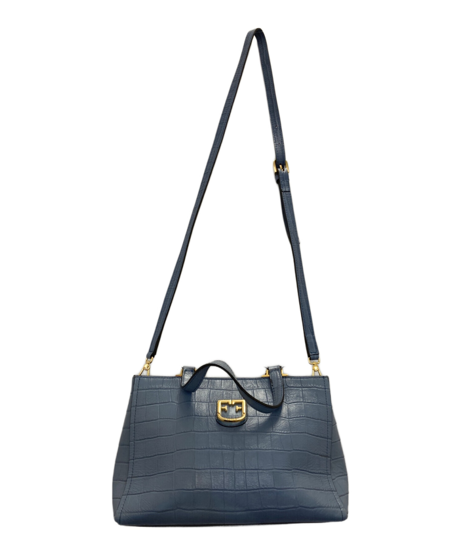 中古・古着通販】FURLA (フルラ) 2WAYショルダーバッグ スカイブルー