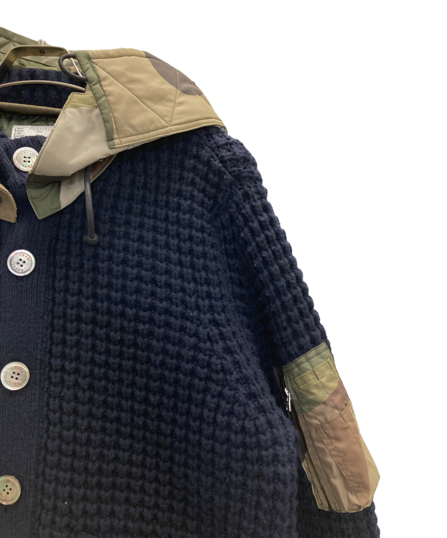 中古・古着通販】sacai (サカイ) KAWS (カウズ) Wool Knit Blouson 