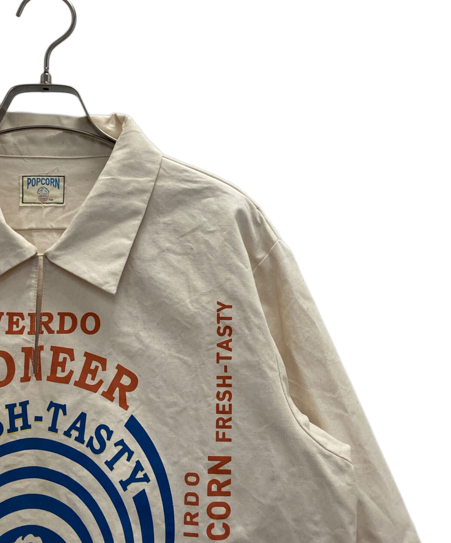 中古・古着通販】WEIRDO (ウィアード) POPCORN P/O SHIRTS アイボリー 