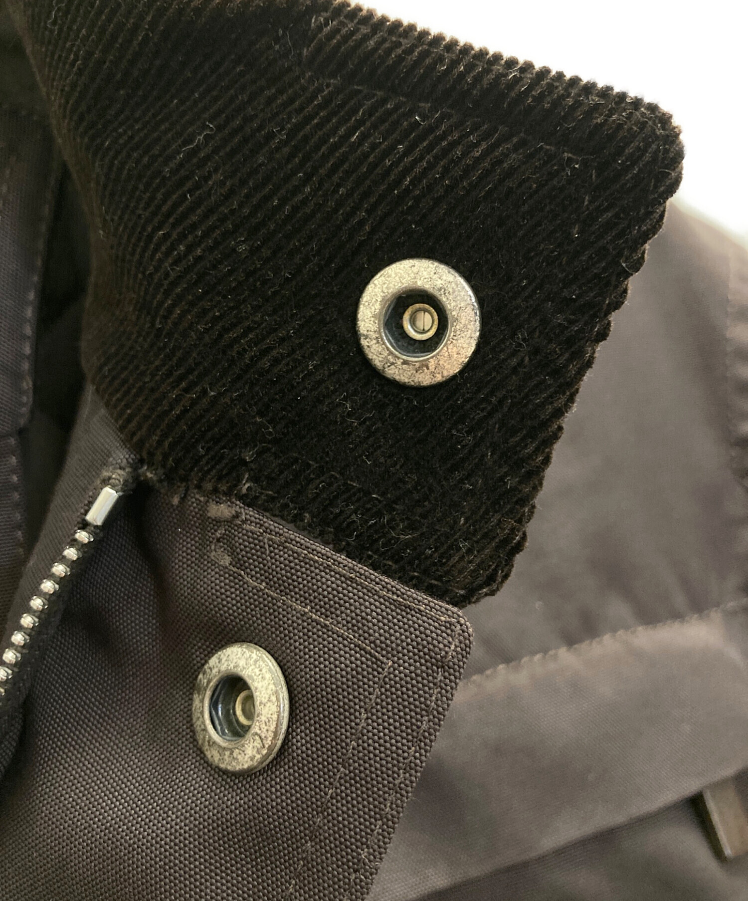 中古・古着通販】GUCCI (グッチ) スタンドカラーハーフコート ブラウン