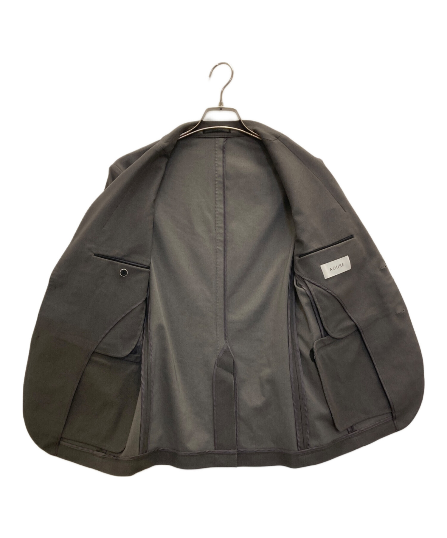 中古・古着通販】AOURE (アウール) CERIMONIA CHAMBRAY SUIT ブラウン