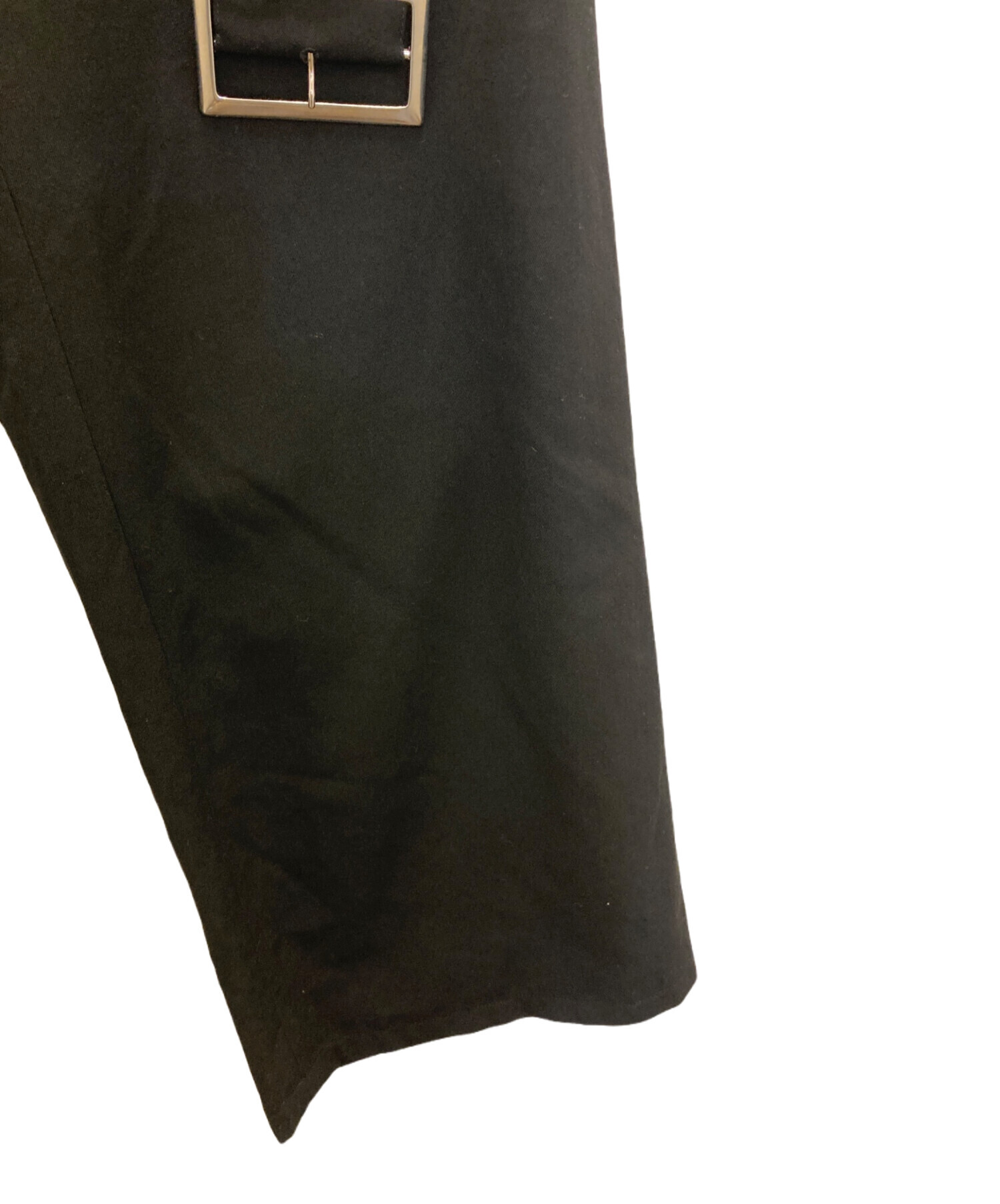 中古・古着通販】LIMI feu (リミフゥ) ベルテッドウールワイドパンツ