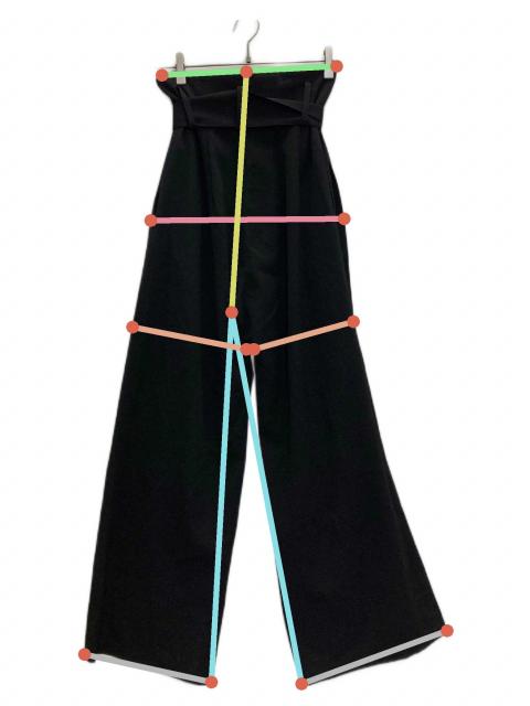 中古・古着通販】LIMI feu (リミフゥ) ベルテッドウールワイドパンツ