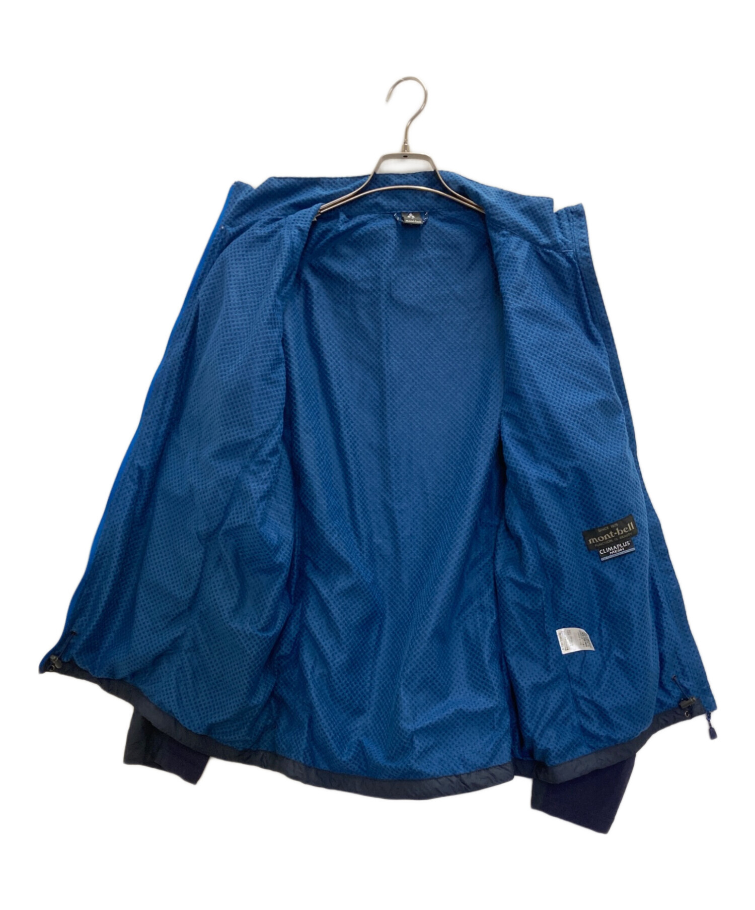 古着 90's old モンベル ライトシェル ジャケット コバルトブルー 中古・古着通販】mont-bell (モンベル) ライトシェルアウター