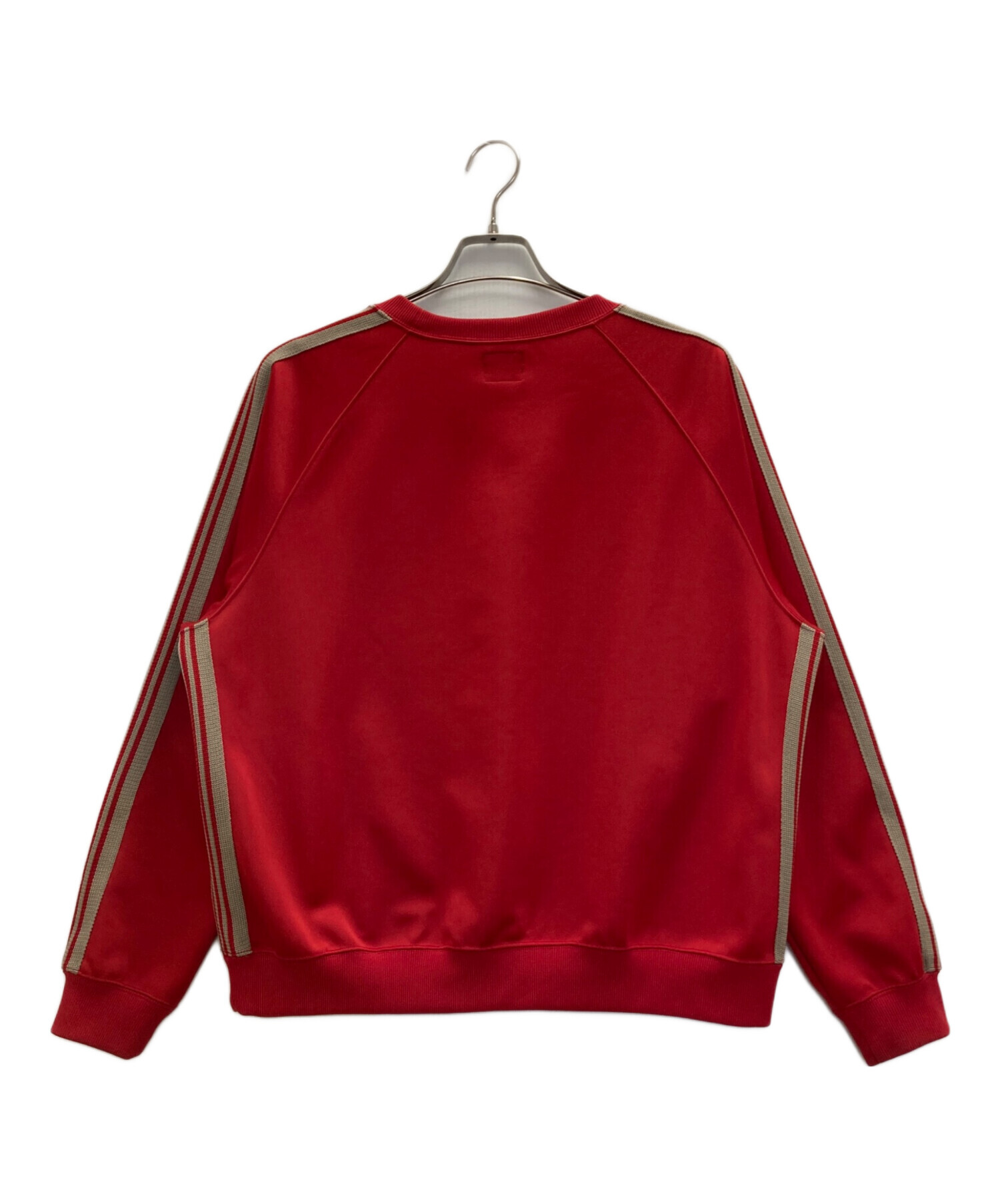 中古・古着通販】Needles (ニードルズ) Track Crew Neck Shirt レッド