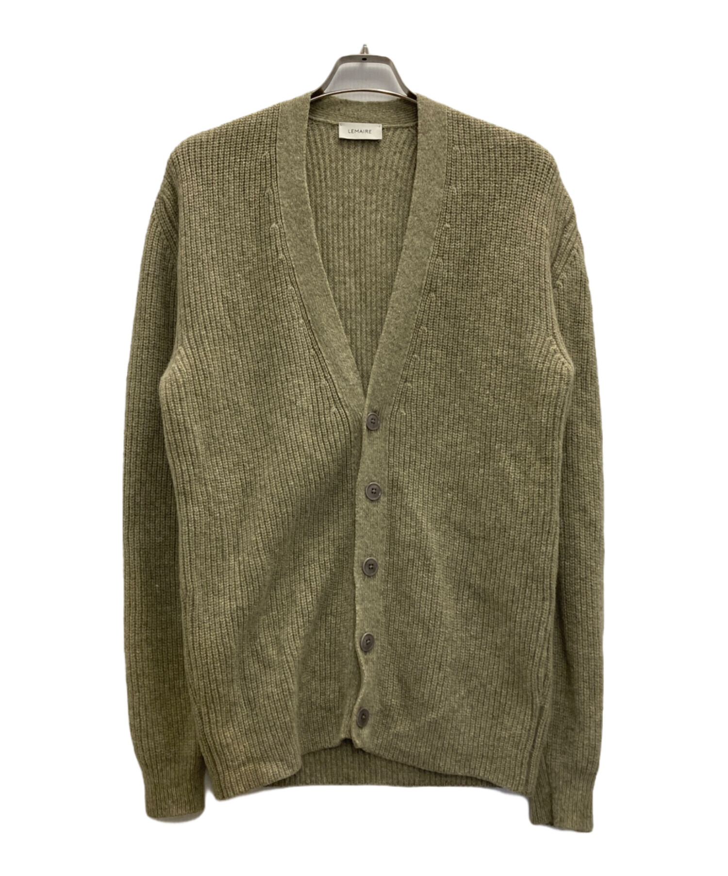 lemaire ルメール　カーディガン　秋前値下げ中 中古・古着通販】LEMAIRE (ルメール) CARDIGAN MEADOW グリーン サイズ