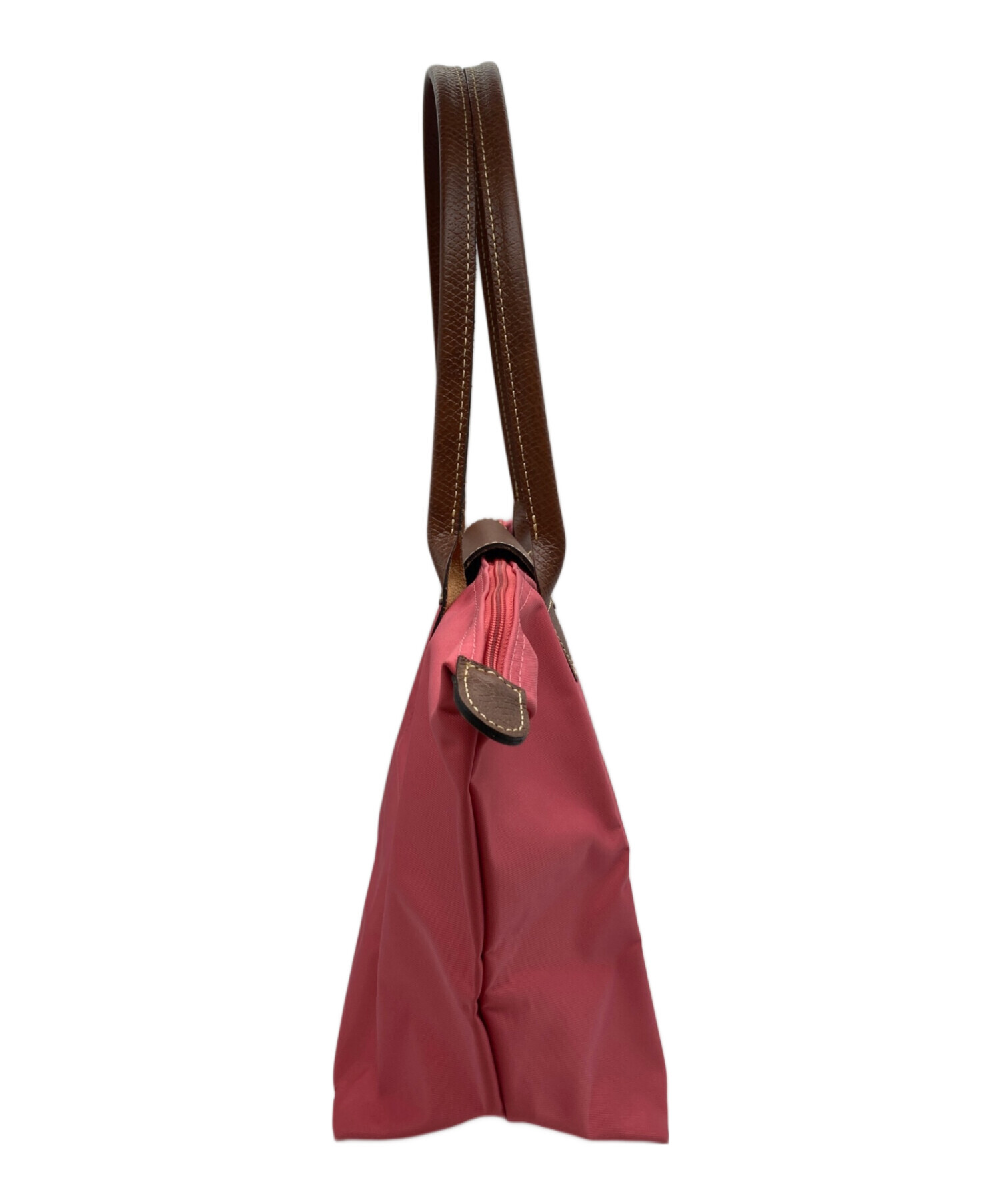 中古・古着通販】LONGCHAMP (ロンシャン) 舟型トートバッグ ピンク