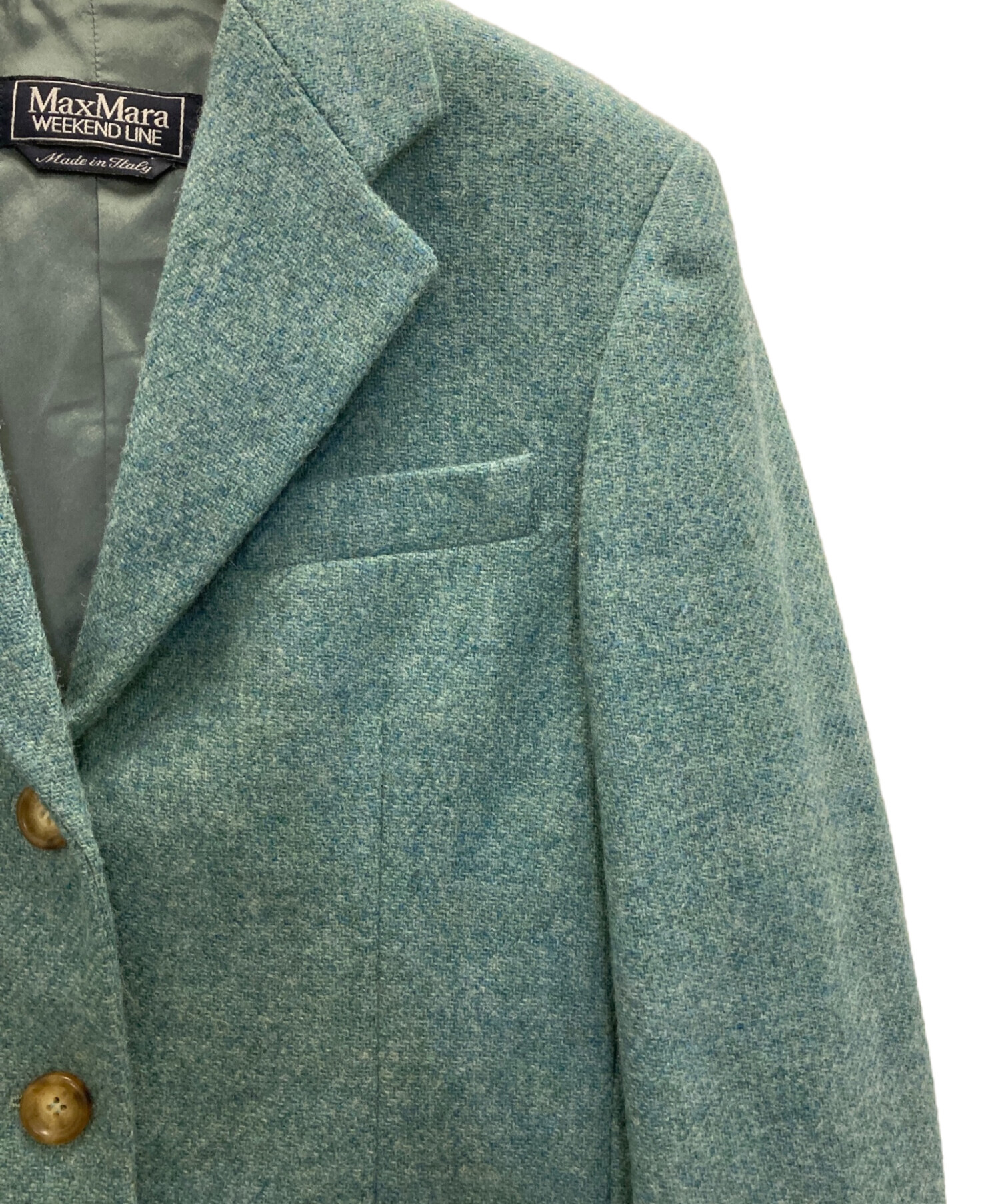 Max Mara マックスマーラ ミントグリーン　テーラードジャケット 中古・古着通販】MAX MARA WEEK END LINE (マックスマーラ