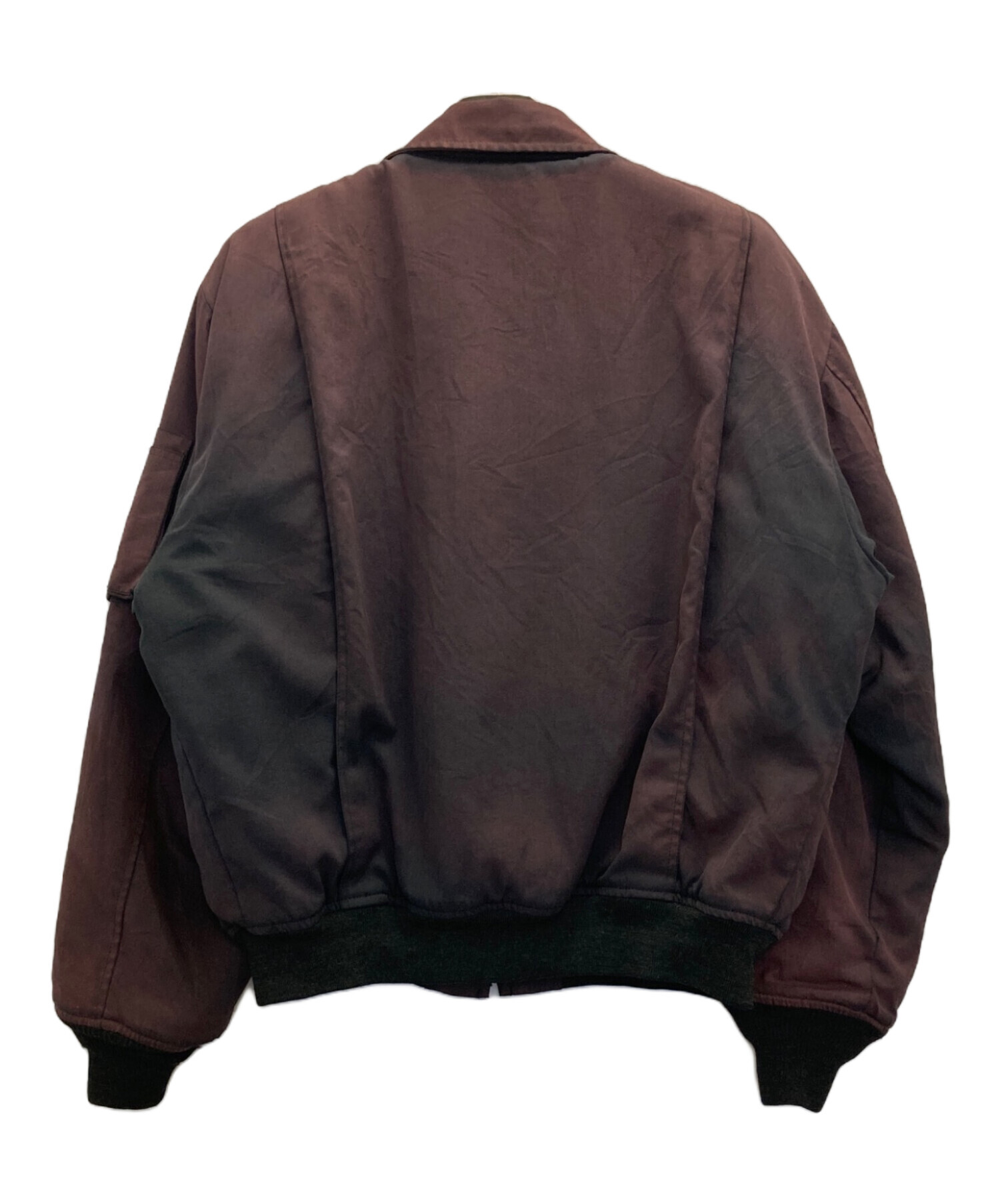 中古・古着通販】USED (ユーズド) フライトジャケット ブラウン サイズ 