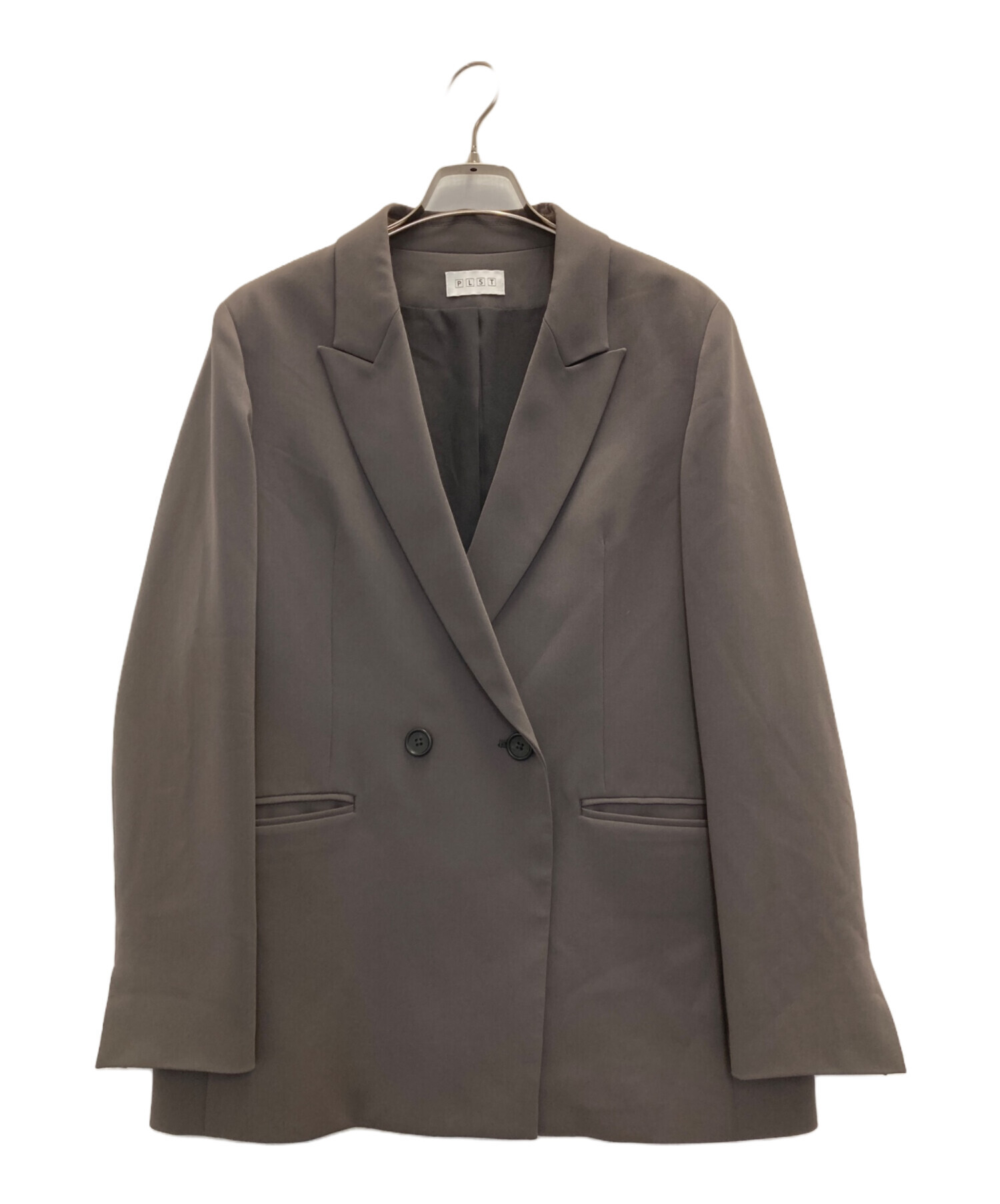 中古・古着通販】PLST (プラステ) トリアセブレンドダブルジャケット 