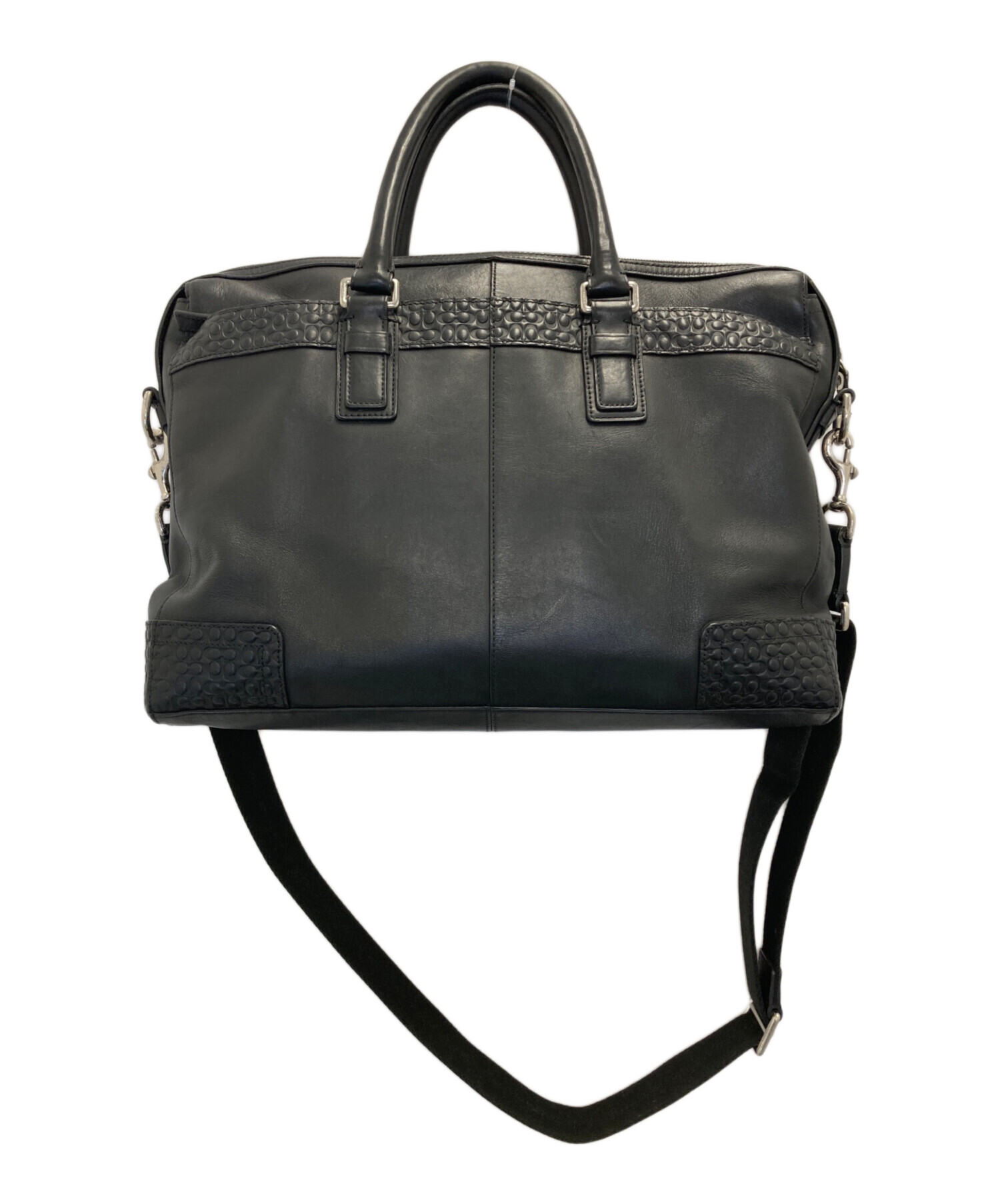 中古・古着通販】COACH (コーチ) ビジネスバッグ ブラック｜ブランド