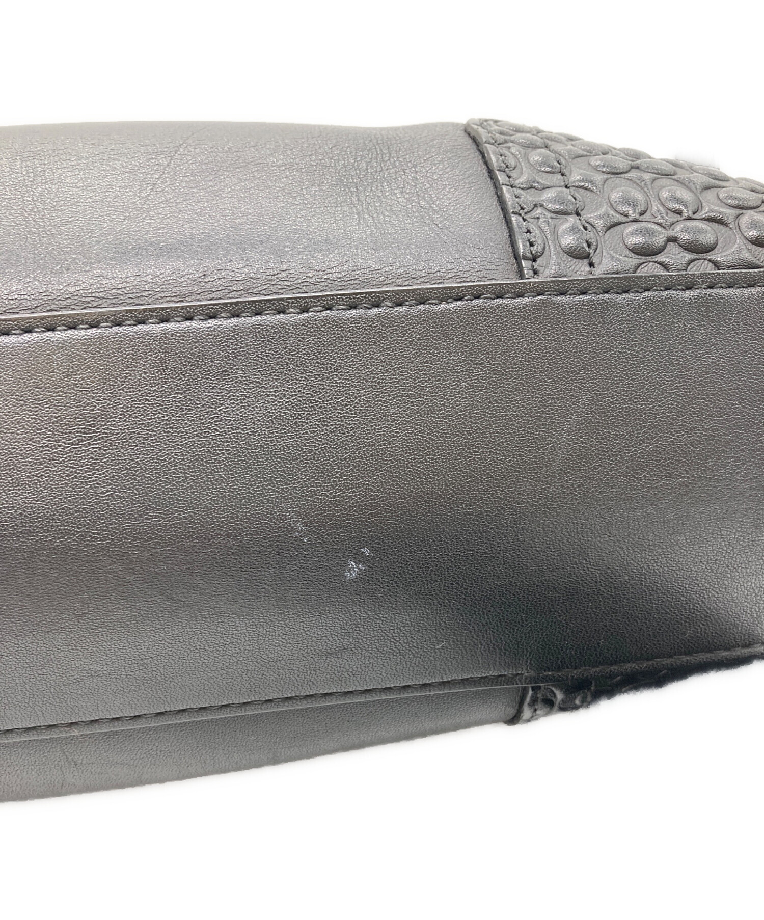 COACH ビジネスバッグ ブラック/グレー 未使用品 COACH - コーチ coach ビジネスバッグ メンズの通販 by ．｜コーチなら