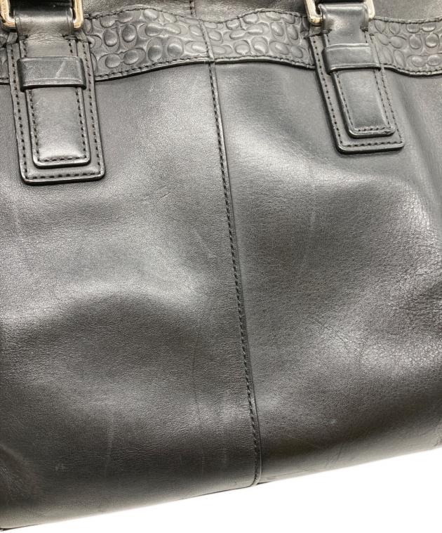 中古・古着通販】COACH (コーチ) ビジネスバッグ ブラック｜ブランド
