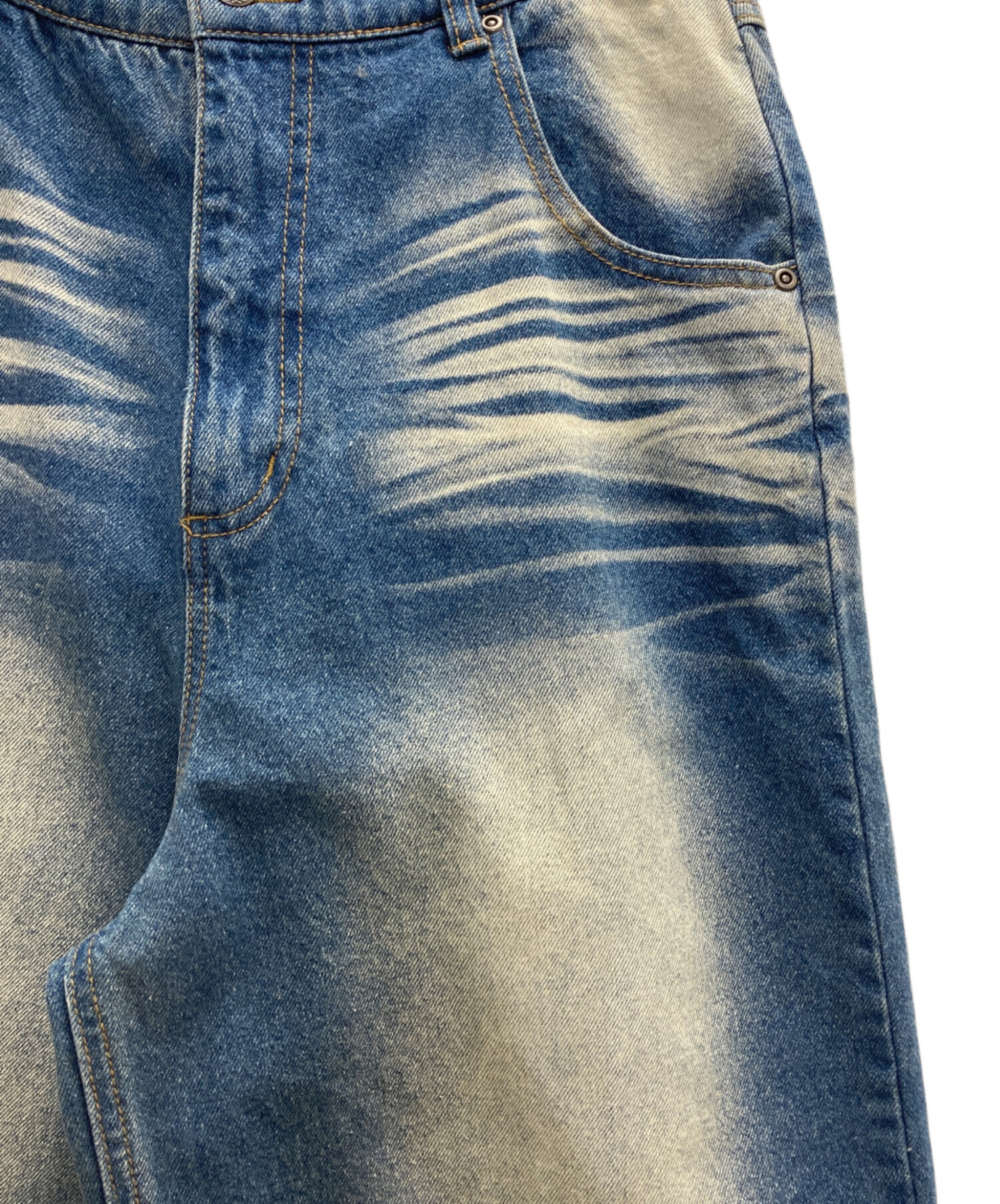 ザッツライフ デニム ザッツライフ TS logo Baggy Denim pants 大幅