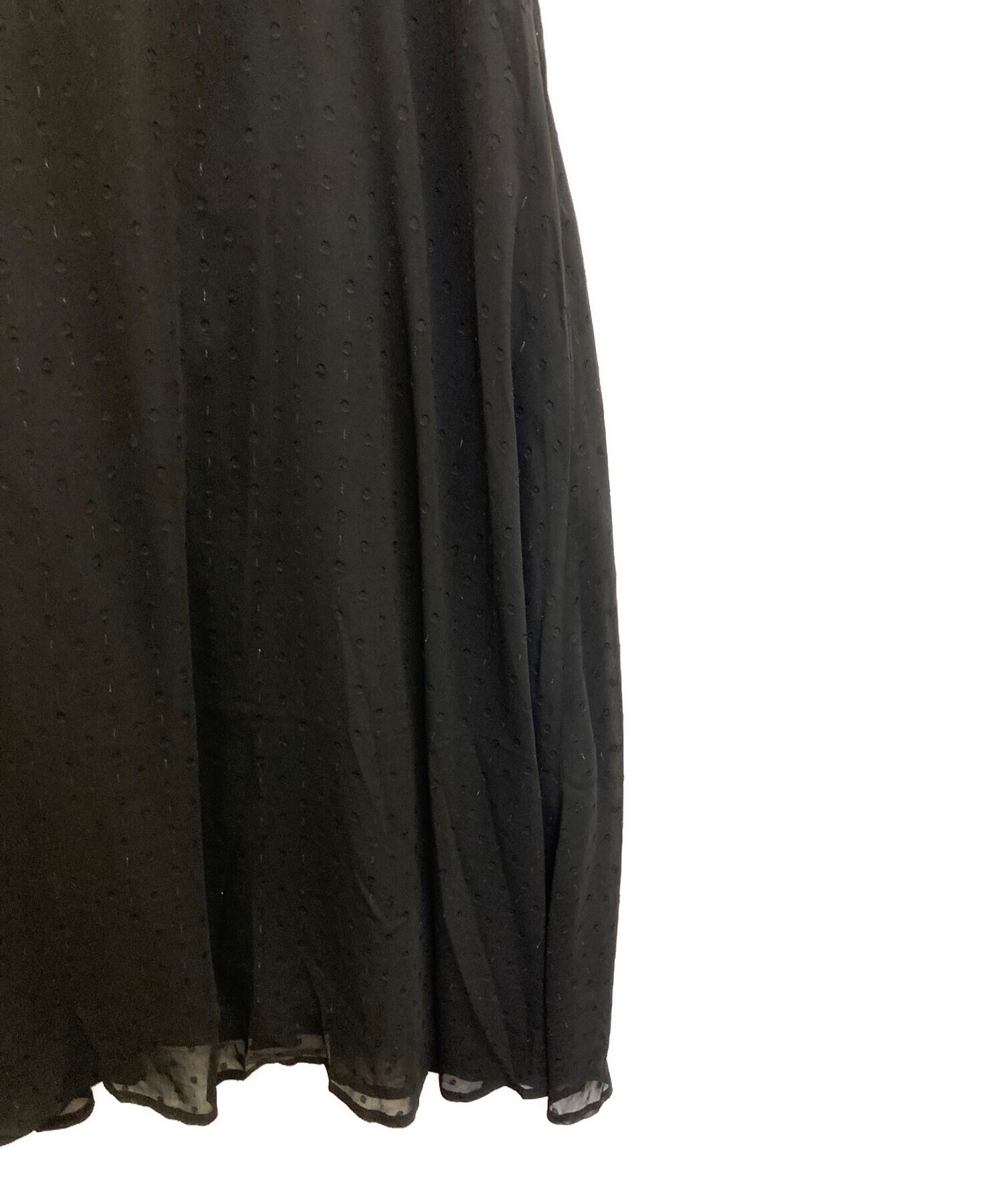 中古・古着通販】Acka (エーシーケーエー) sheer dot puff one-piece 