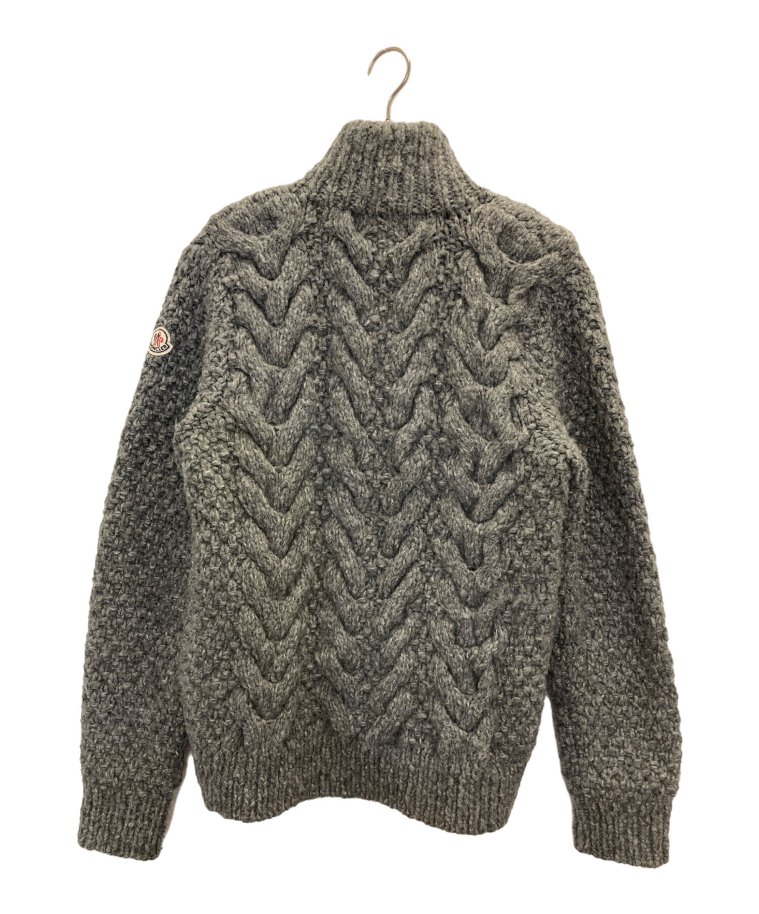 MONCLER】モンクレール アルパカウール混 半袖ニット レディース