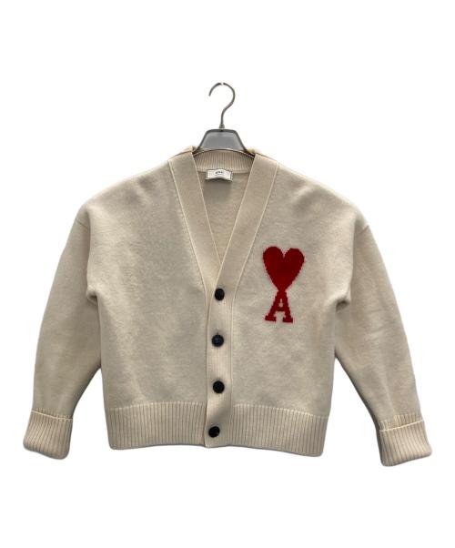 正規品 新品未使用 アミパリス　ベージュ カーディガン S 中古・古着通販】AMI PARIS (アミ パリス) Ami De Coeur Oversize
