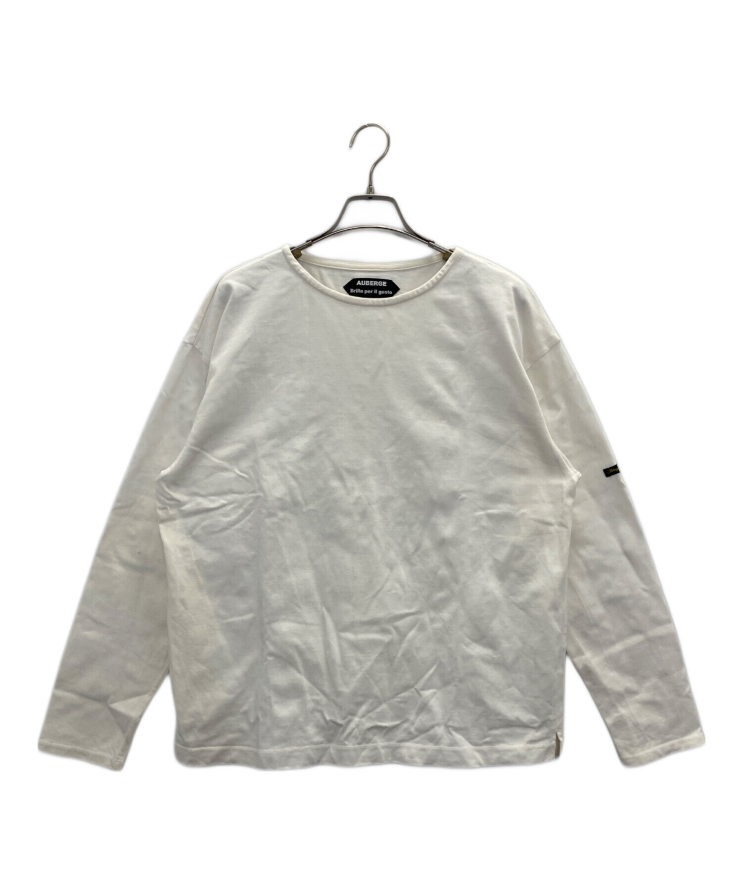 中古・古着通販】AUBERGE (オーベルジュ) バスクシャツ ホワイト