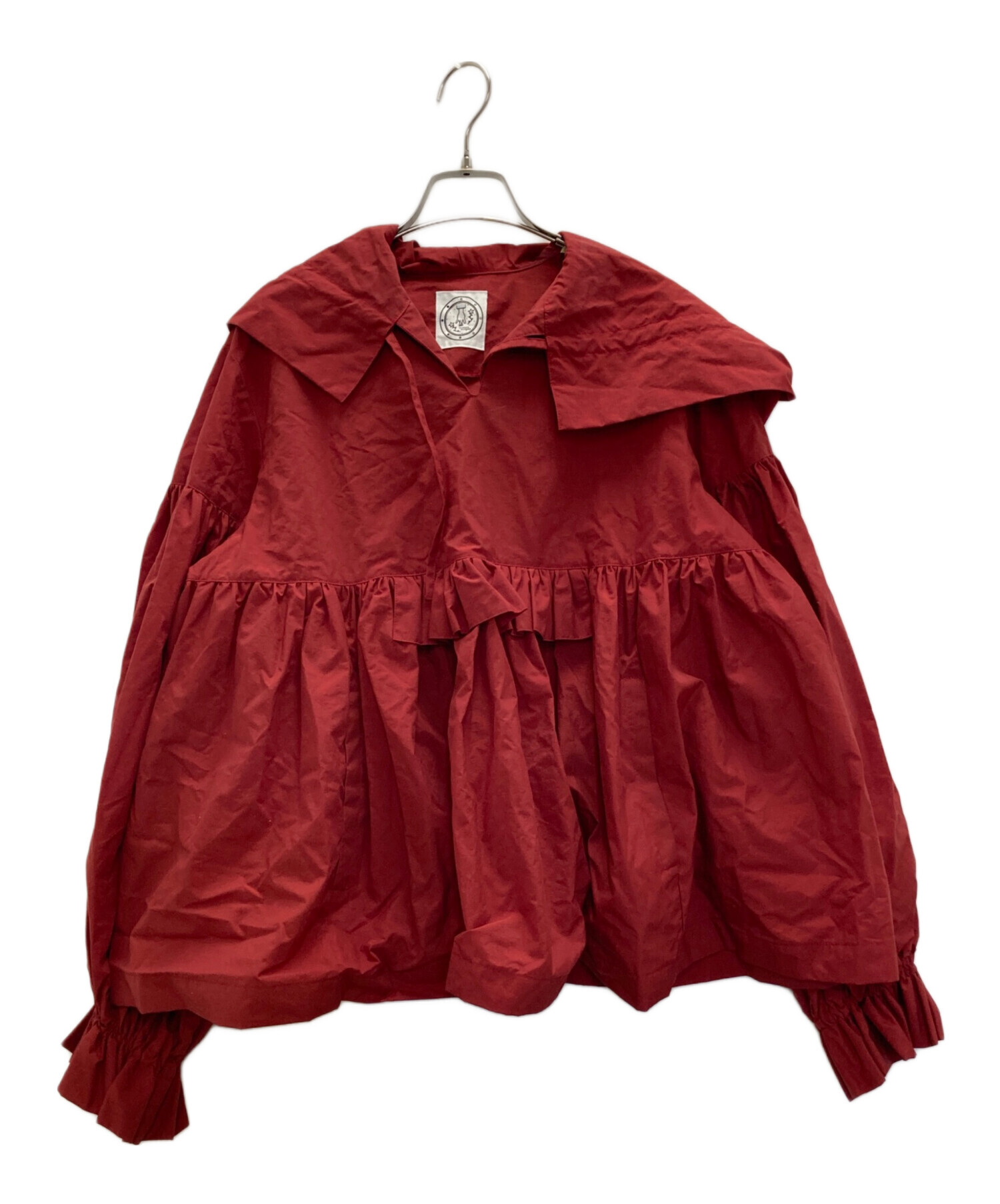 madder madder CANDY SLEEVE ANORAK 赤 期間限定 中古・古着通販】madder madder (マダマダ) CANDY SLEEVE ANORAK