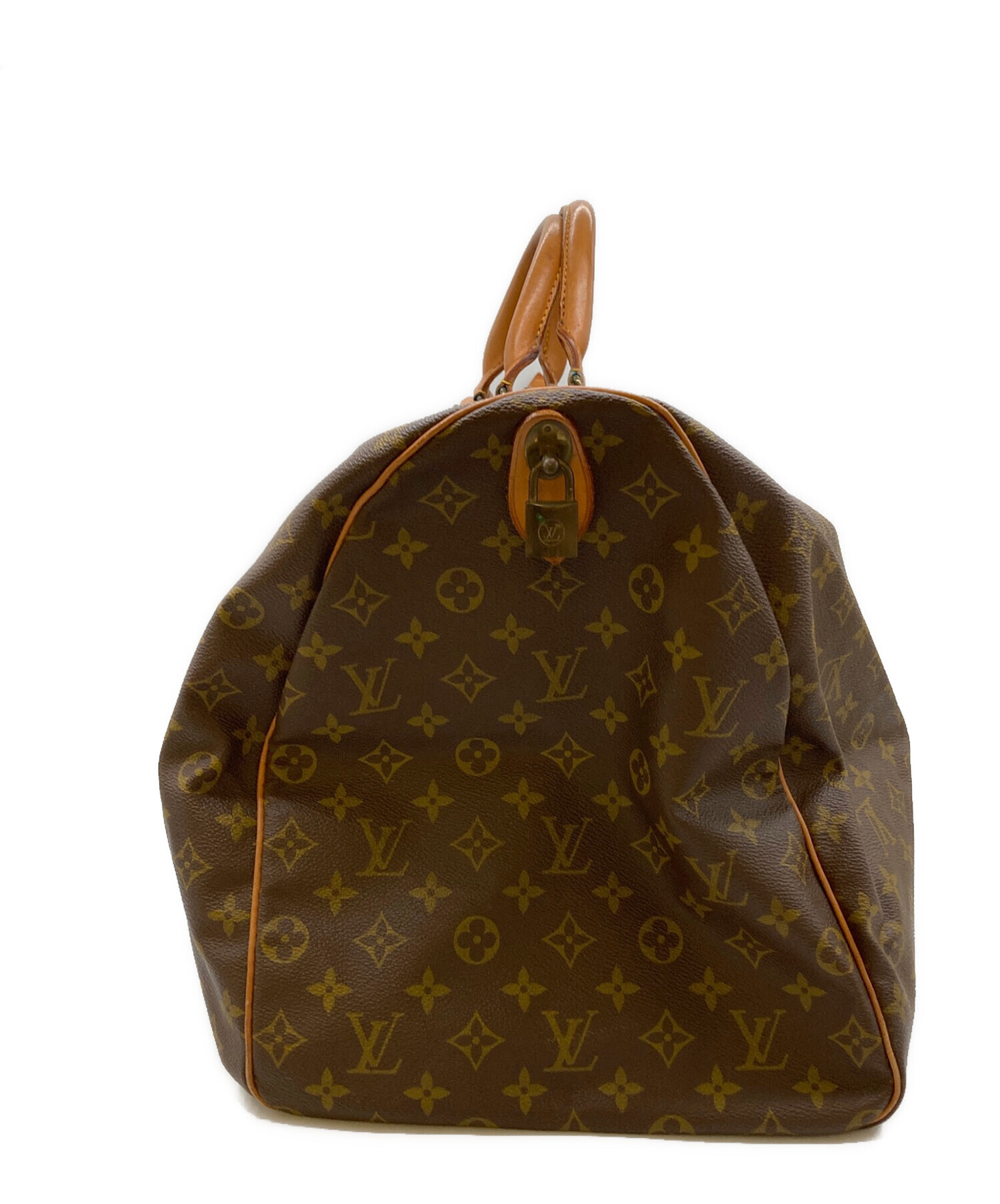 Louis Vuitton ボストンバッグ ブラウン 中古・古着通販】LOUIS VUITTON (ルイ ヴィトン) ボストンバッグ