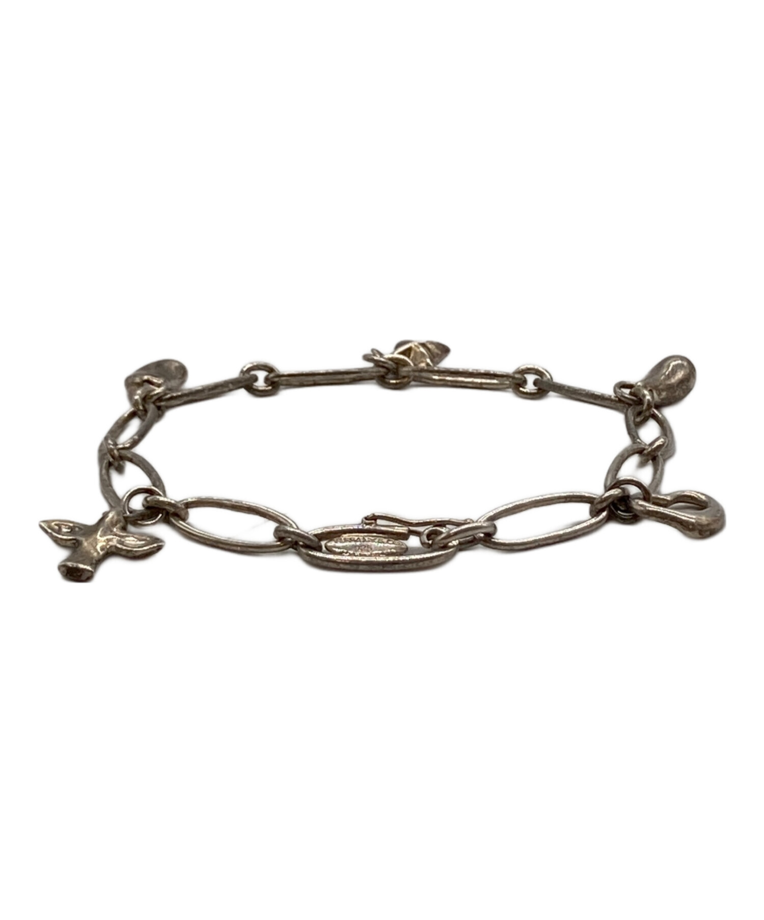 【美品レア】ティファニー エルサ・ペレッティ ブレスレット 5チャーム 中古・古着通販】TIFFANY & Co. (ティファニー) エルサペレッティ 5