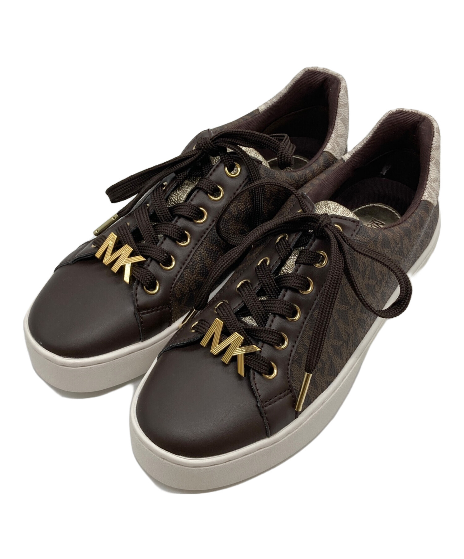 MICHAEL KORS スニーカー ブラック/ブラウン 中古・古着通販】MICHAEL KORS (マイケル・コース) ローカット