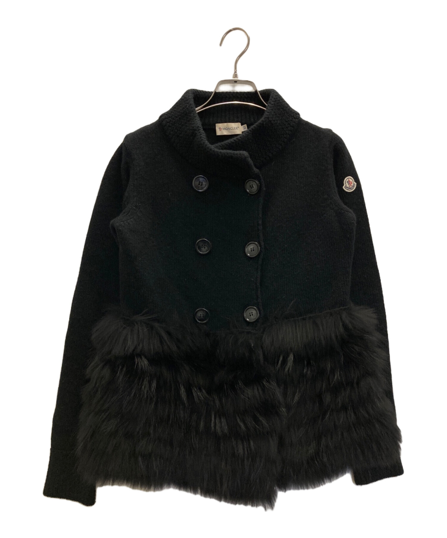 中古・古着通販】MONCLER (モンクレール) タヌキファーウール 中古・古着通販】MONCLER (モンクレール) タヌキファーウール