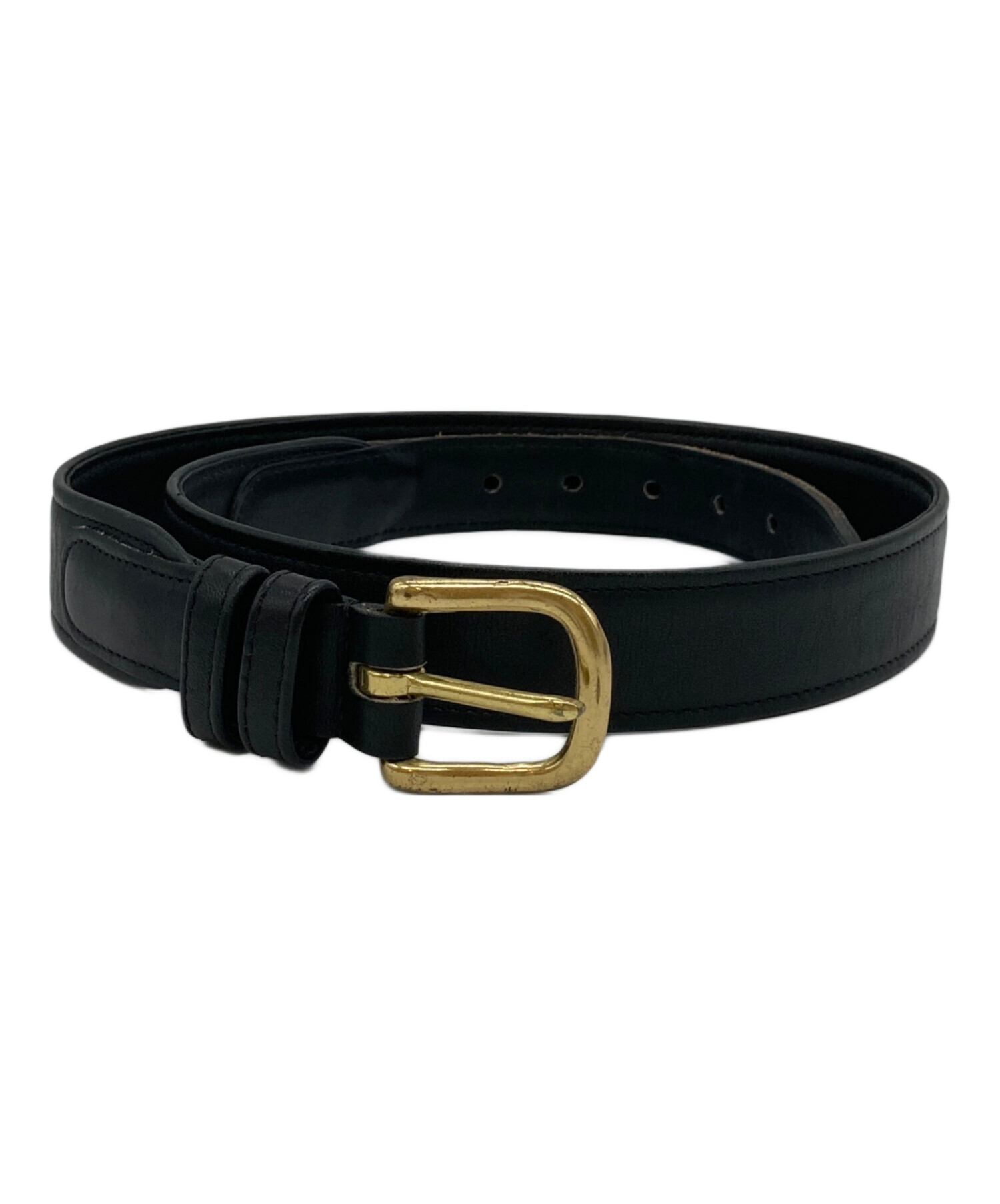 中古・古着通販】COACH (コーチ) レザーベルト ブラック｜ブランド