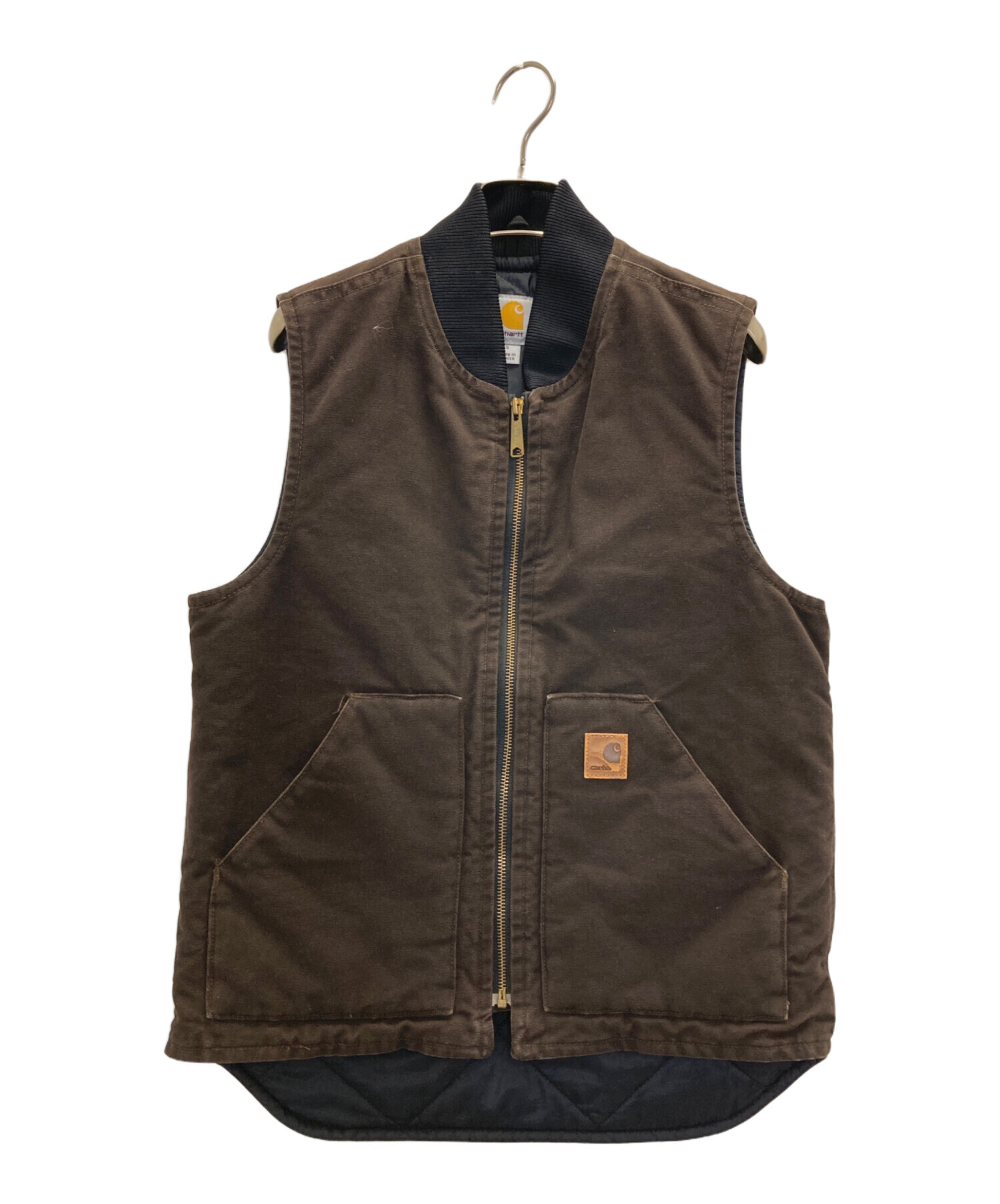 中古・古着通販】CarHartt (カーハート) ダックベスト ブラウン サイズ