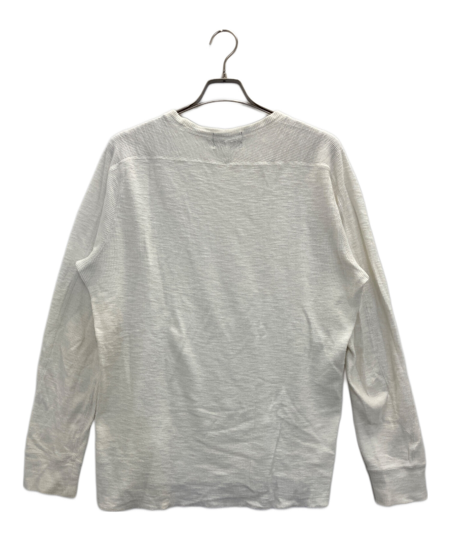 中古・古着通販】RRL (ダブルアールエル) サーマルカットソー ホワイト