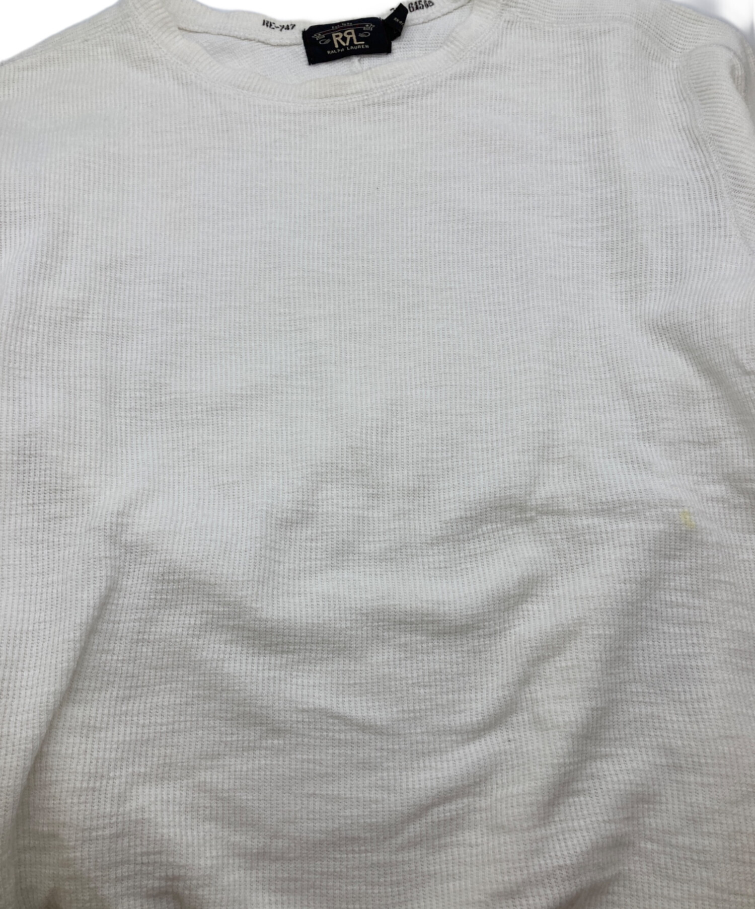 中古・古着通販】RRL (ダブルアールエル) サーマルカットソー ホワイト