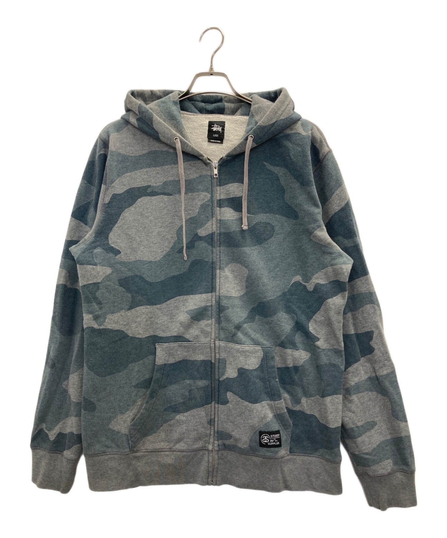 中古・古着通販】stussy (ステューシー) 00s camouflage zip parka 