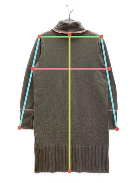 中古・古着通販】Rene (ルネ) ニットパールワンピース ブラウン サイズ