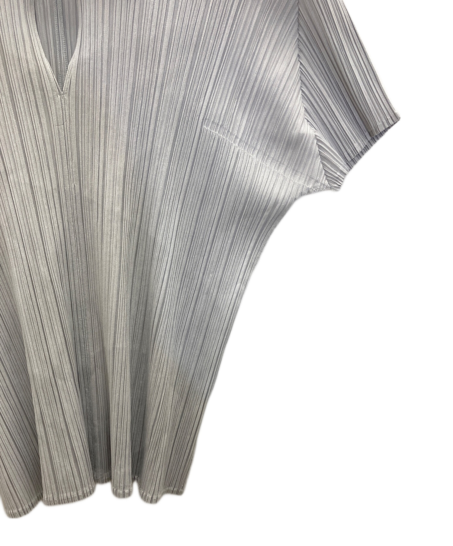 中古・古着通販】PLEATS PLEASE (プリーツプリーズ) ポロシャツ ブルー
