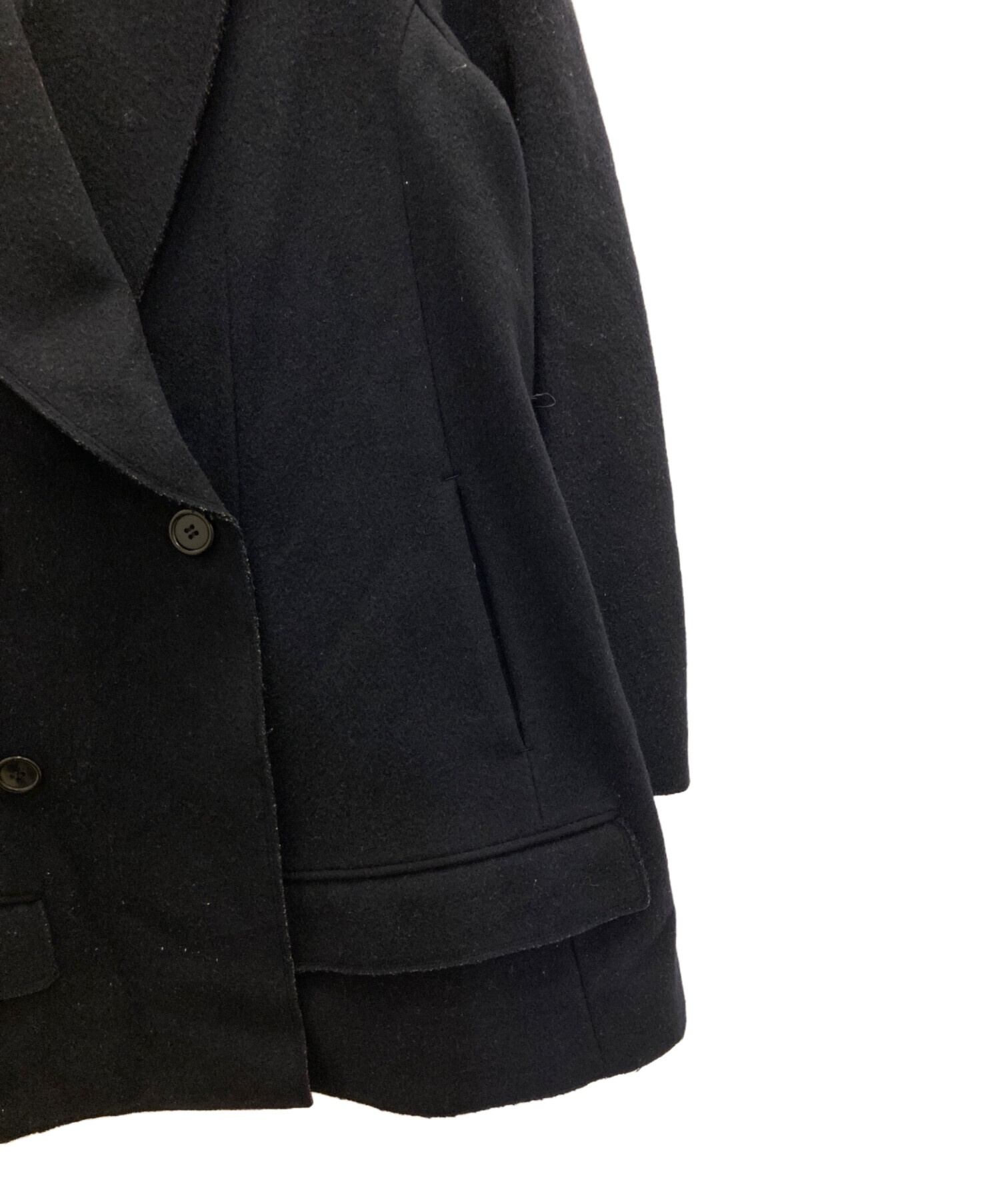 中古・古着通販】UNDERCOVER (アンダーカバー) Pコート ネイビー
