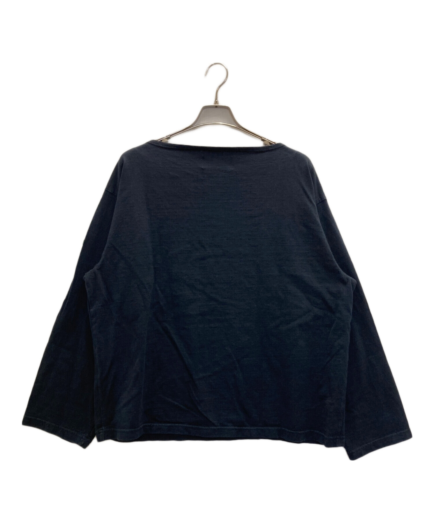 中古・古着通販】OUTIL (ウティ) TRICOT AAST バスクシャツ ネイビー