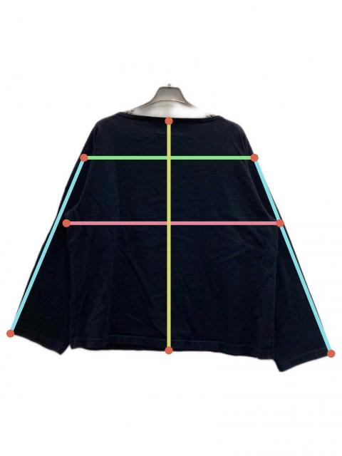 中古・古着通販】OUTIL (ウティ) TRICOT AAST バスクシャツ ネイビー