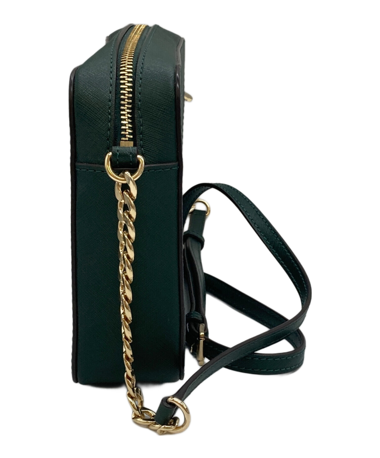 MICHAELKORS バッグ　緑　ショルダー紐付き　グリーン ショッピングファッション マイケルコース ショルダー バッグ グリーン