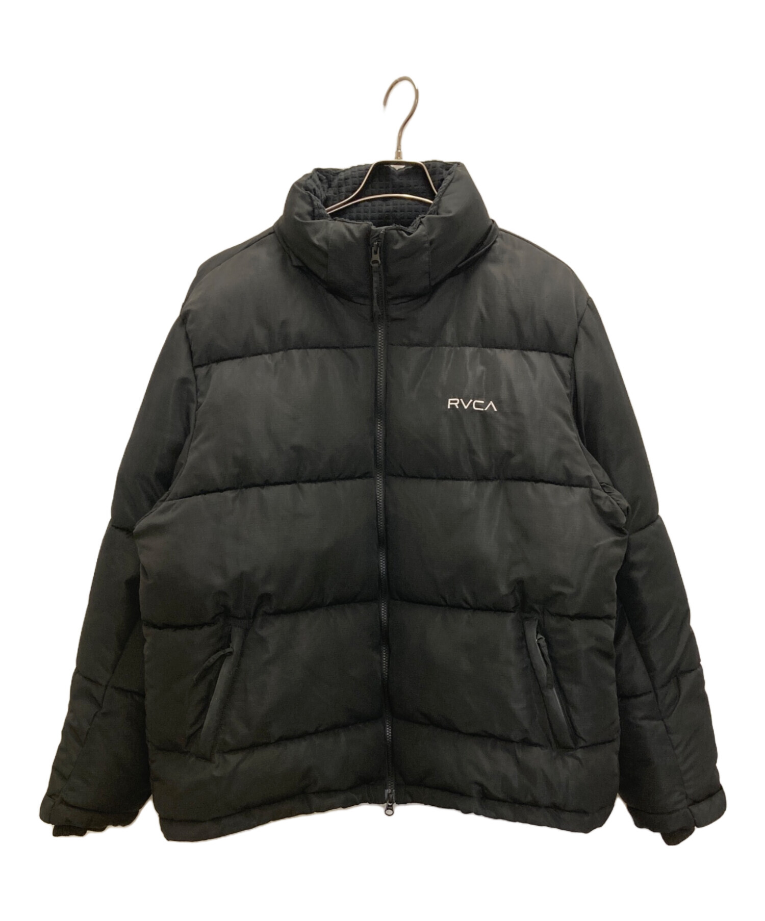 中古・古着通販】RVCA (ルーカ) パファー ジャケット ブラック サイズ 