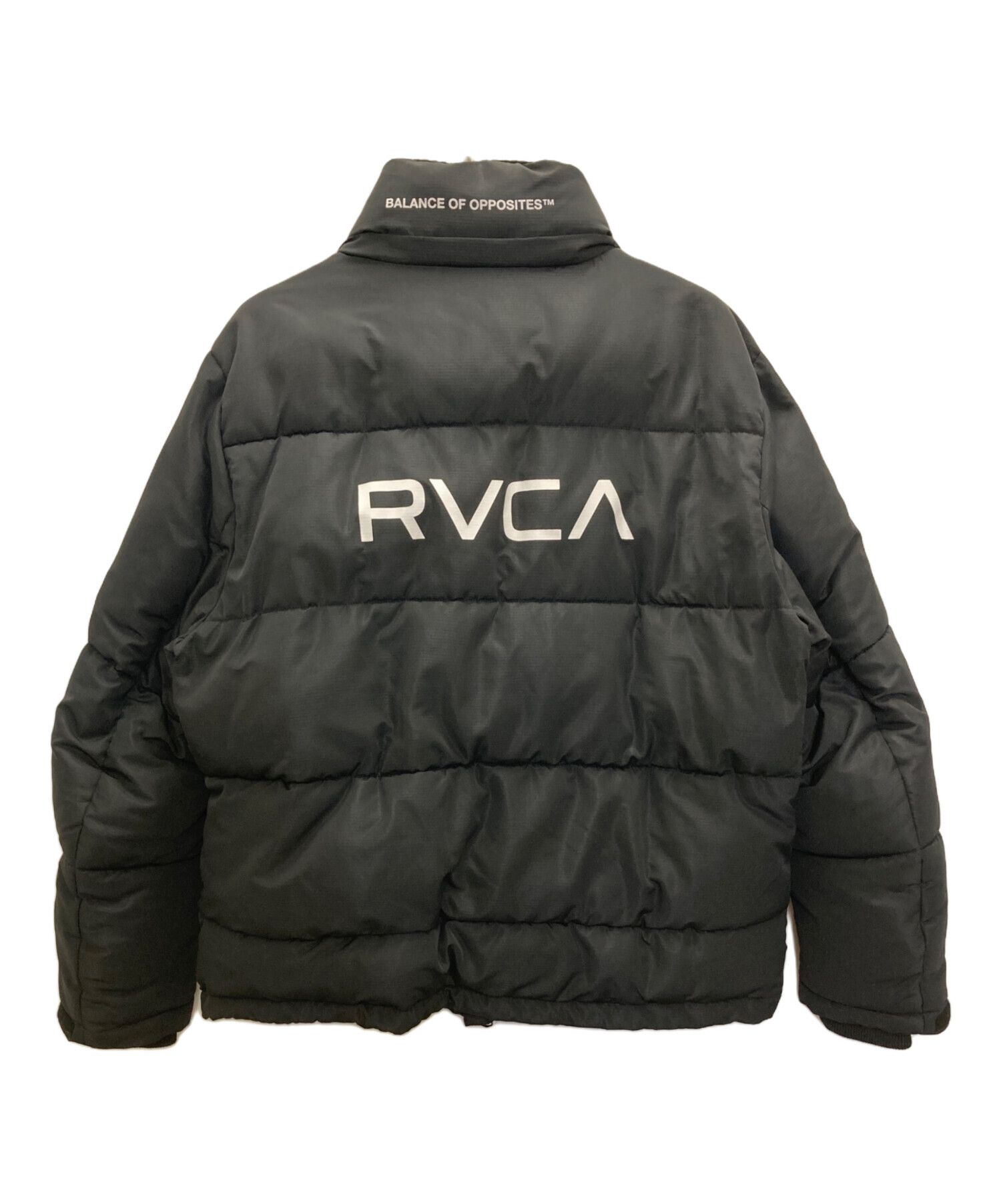 中古・古着通販】RVCA (ルーカ) パファー ジャケット ブラック サイズ 