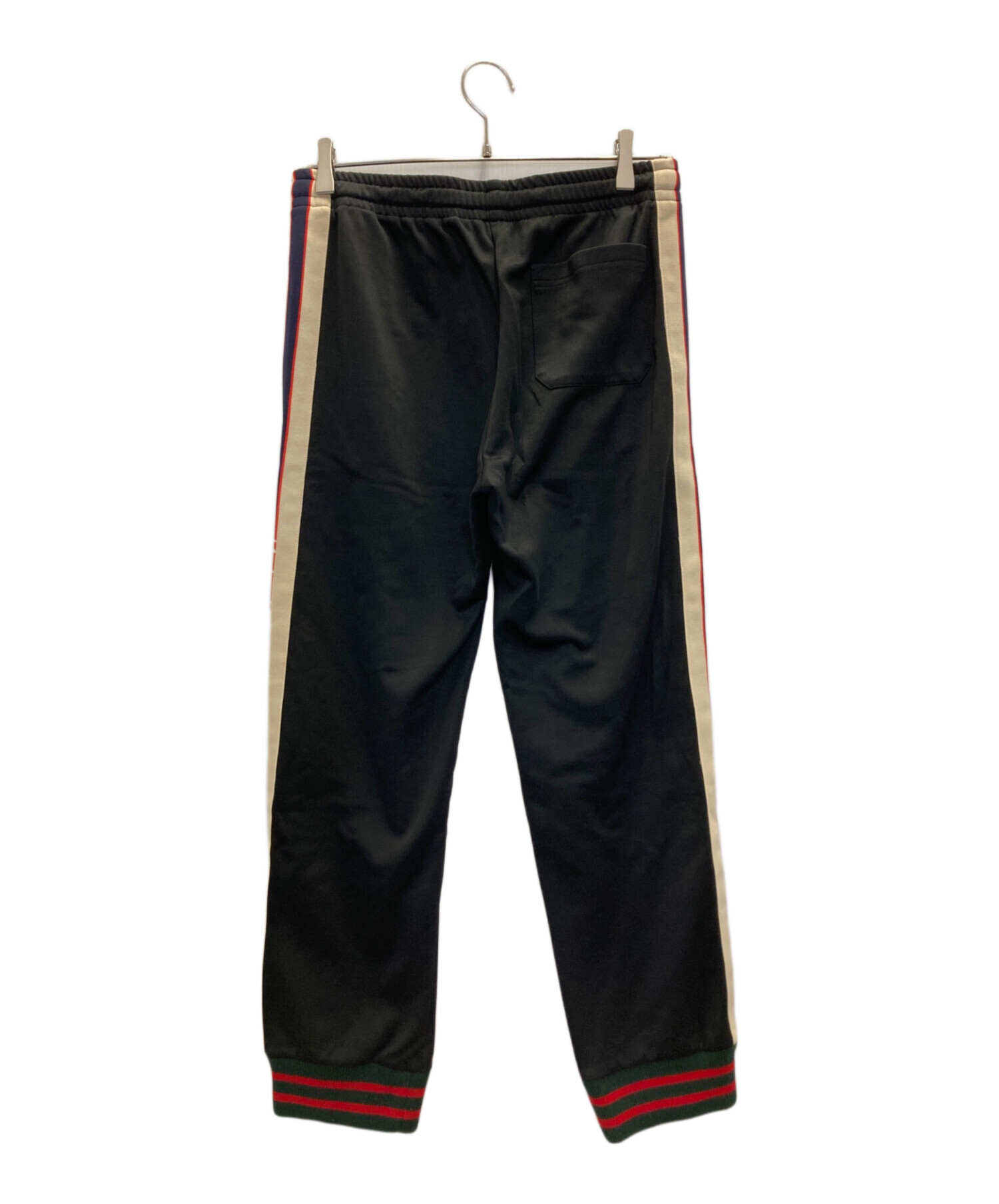 中古・古着通販】GUCCI (グッチ) テクニカルジャージパンツ ブラック
