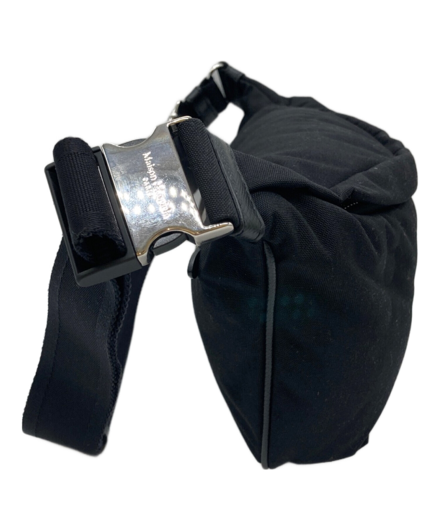 中古Maison Margiela グラムスラム スポーツベルトバッグ ブラック 中古・古着通販】Maison Margiela (メゾンマルジェラ) グラムスラム