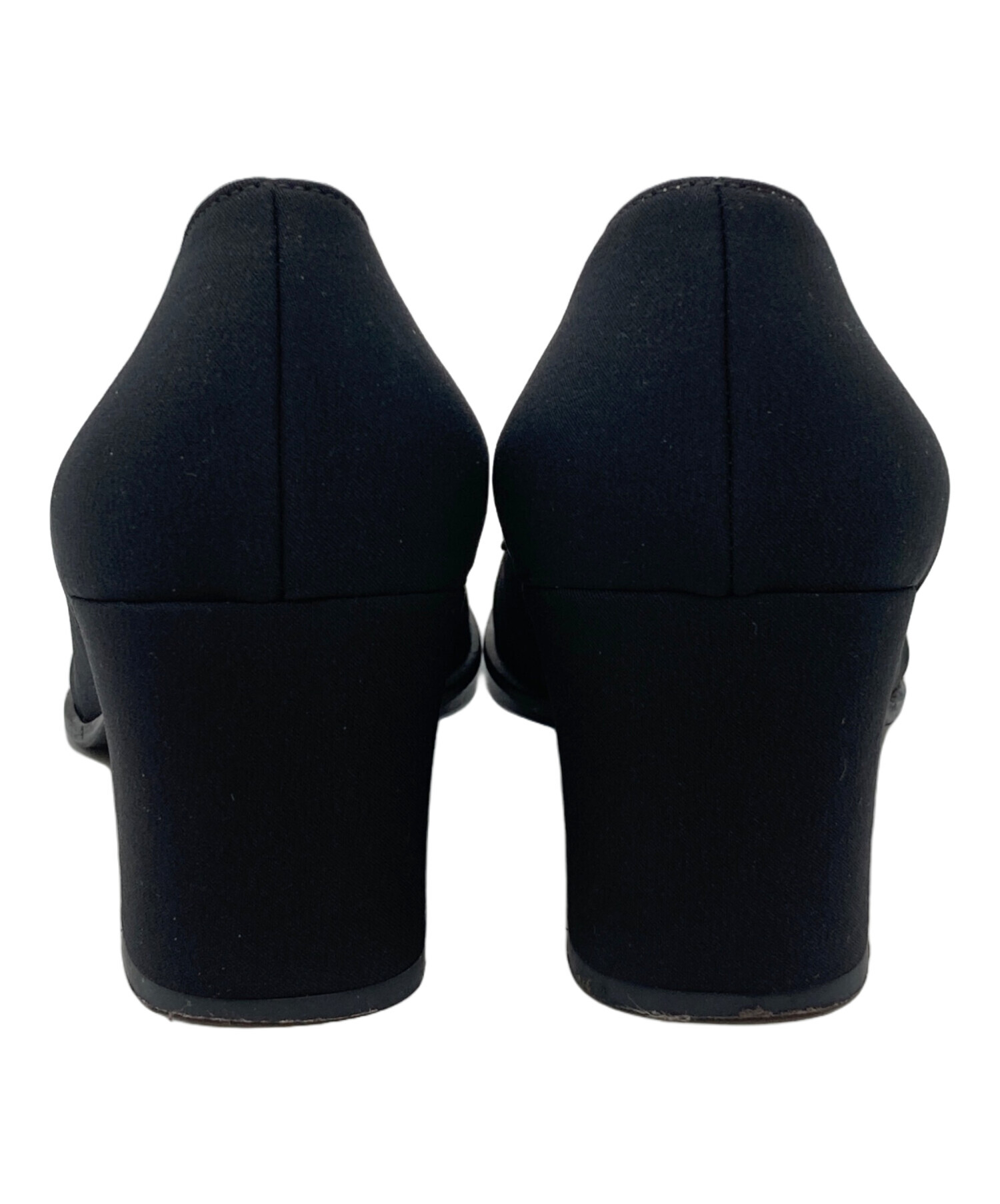 中古・古着通販】PRADA (プラダ) ローファーパンプス ブラック サイズ 