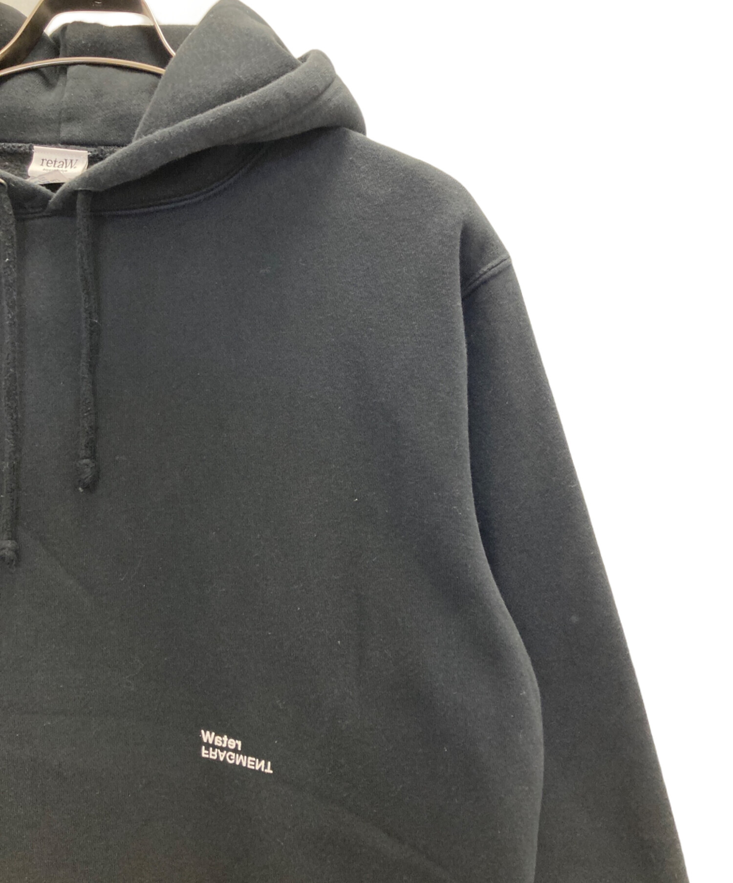 retaW リトゥ スウェット L 黒 【古着】【中古】 中古・古着通販】retaW (リトゥ) プルオーバーパーカー ブラック