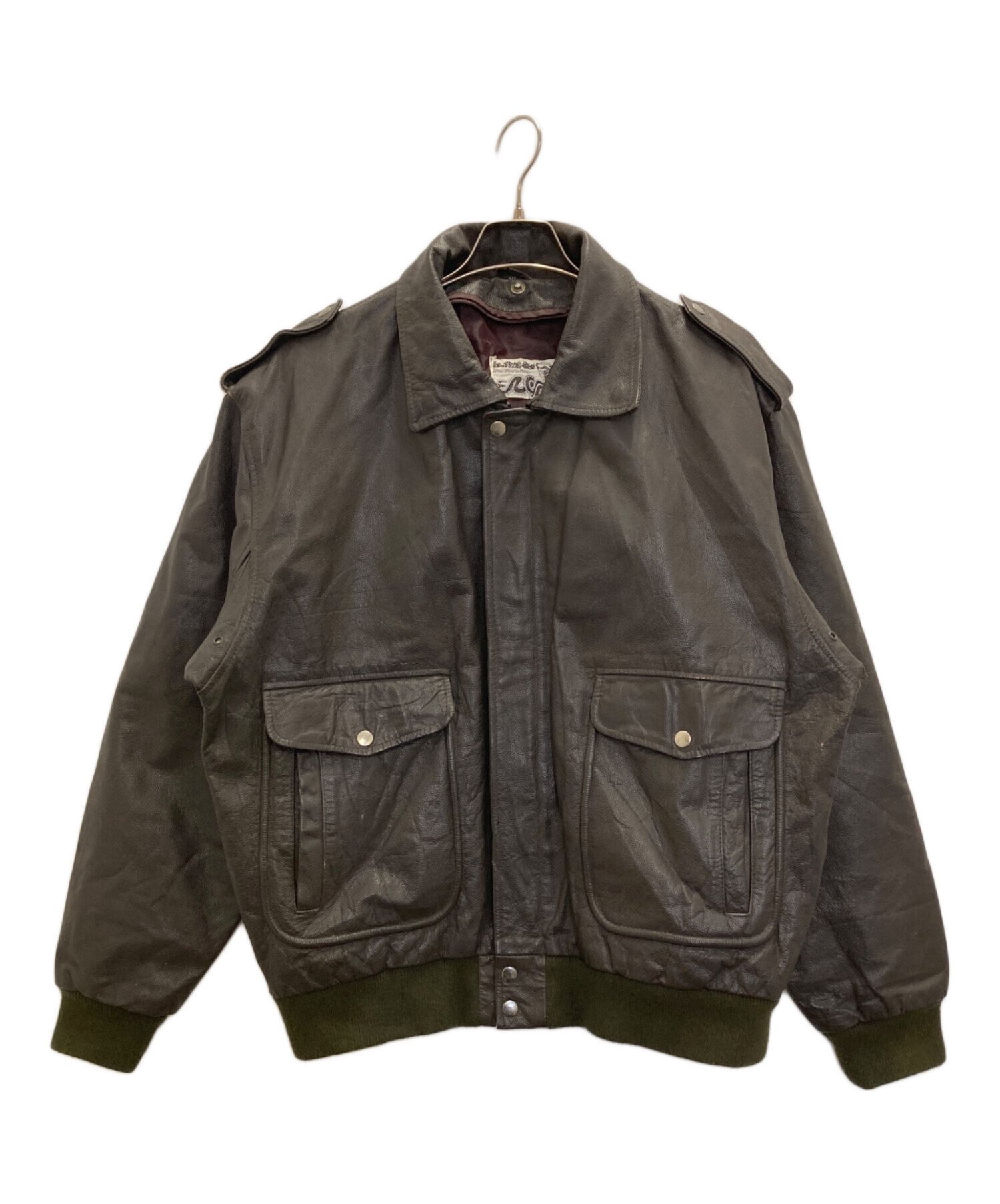 中古・古着通販】IN FRAC TION (インフラクション) ヴィンテージレザー 